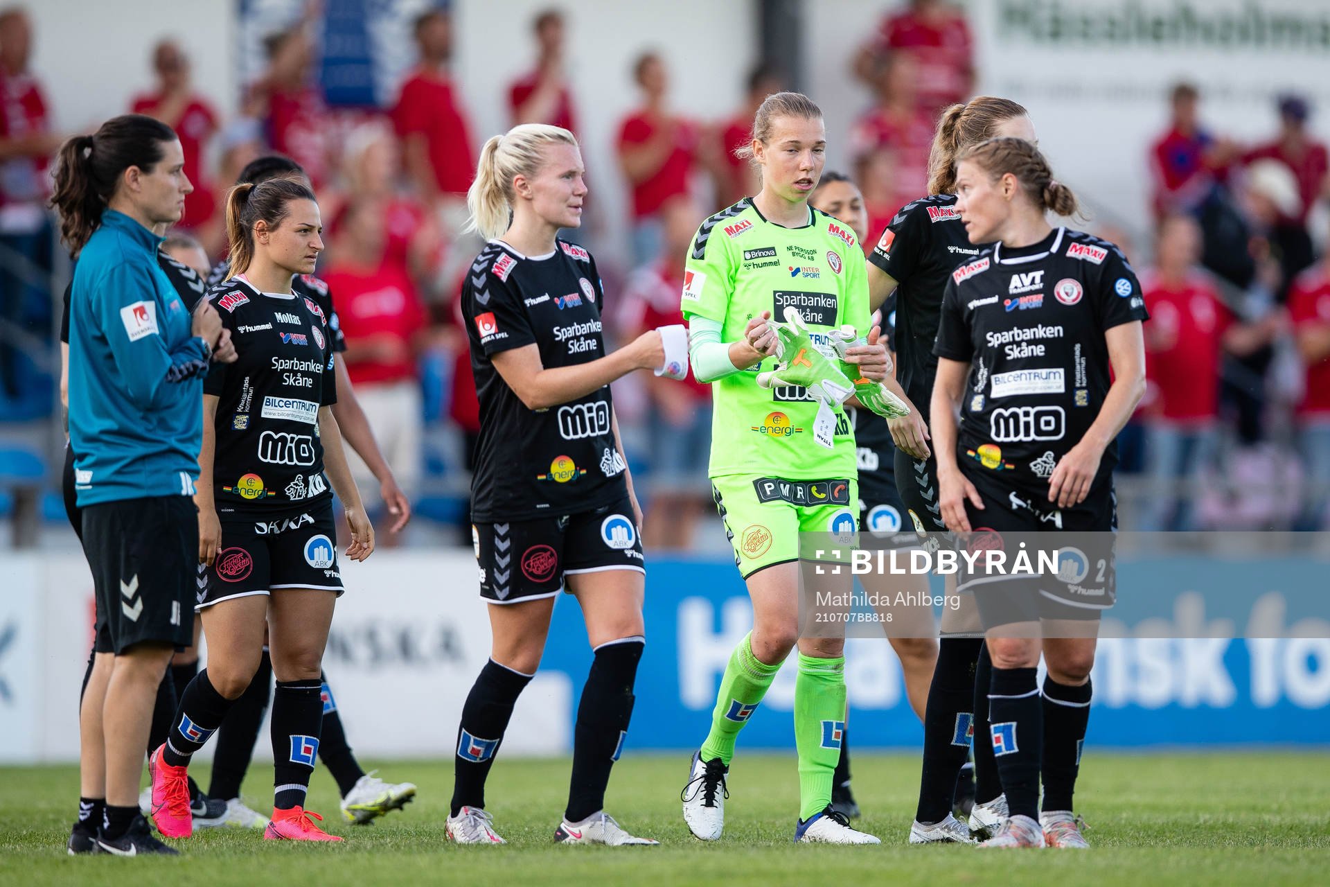 Kristianstads målvakt Melina Loeck deppar