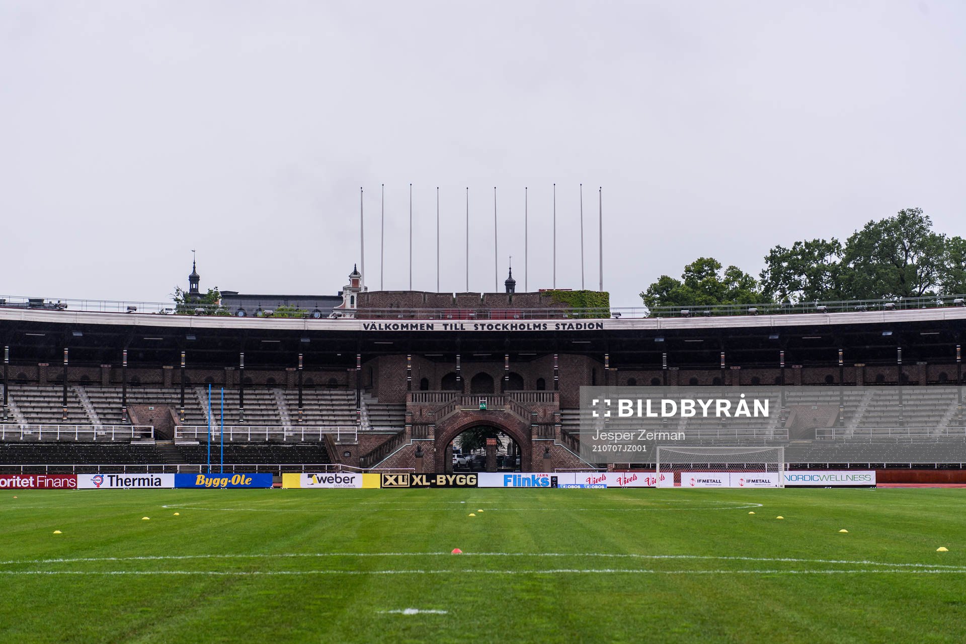 Interiör vy av Stockholms Stadion