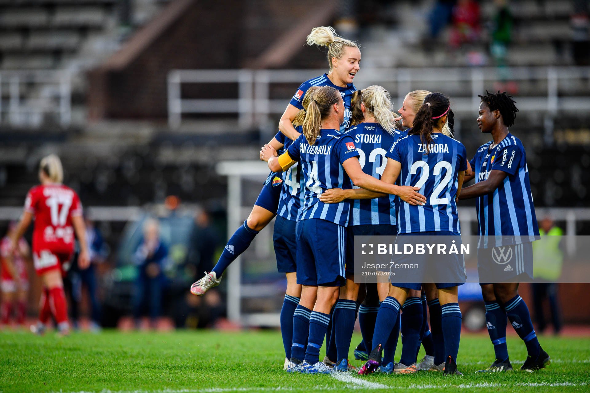 Djurgårdens spelare jublar