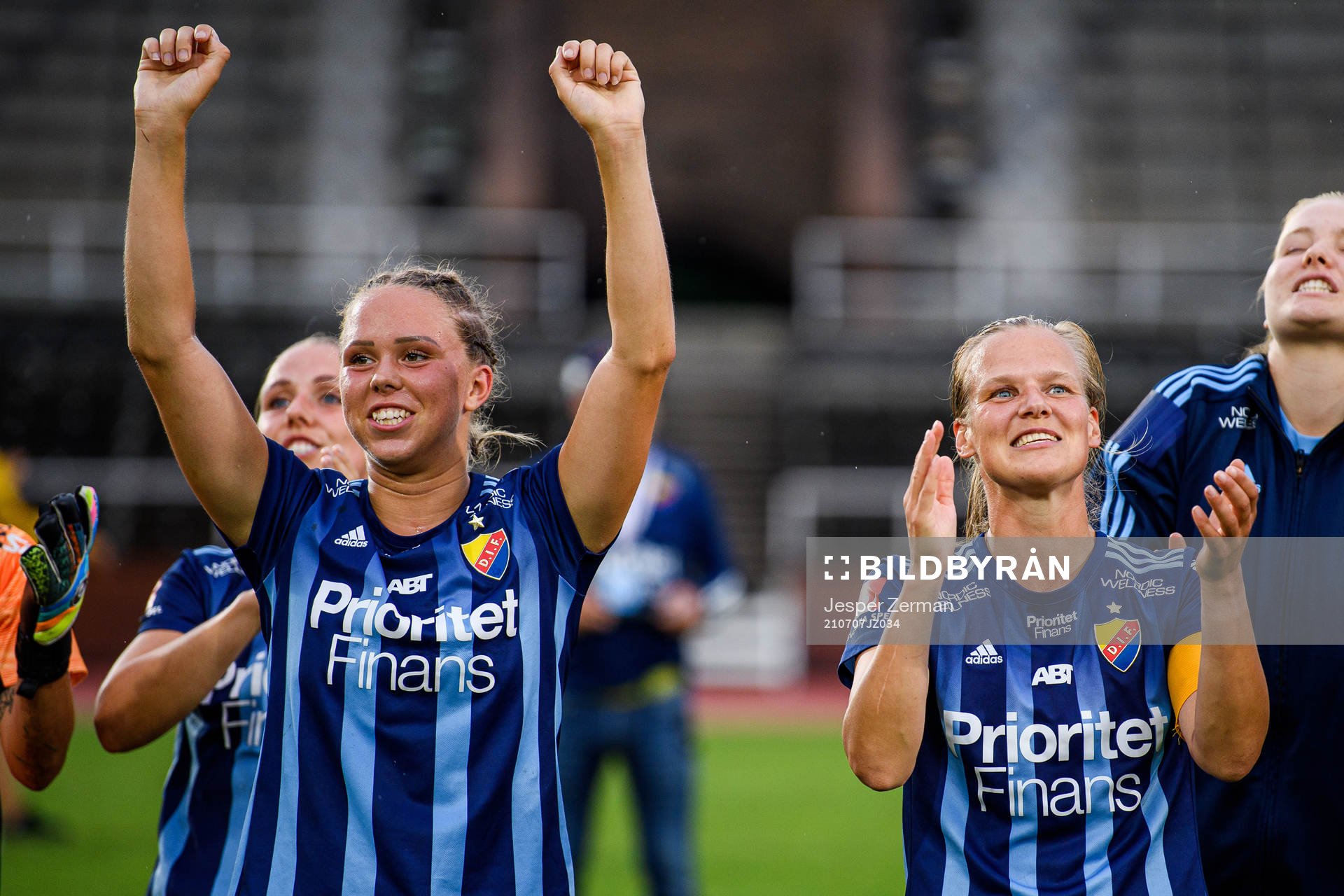 Djurgårdens Hanna Ekengren och Michaela van