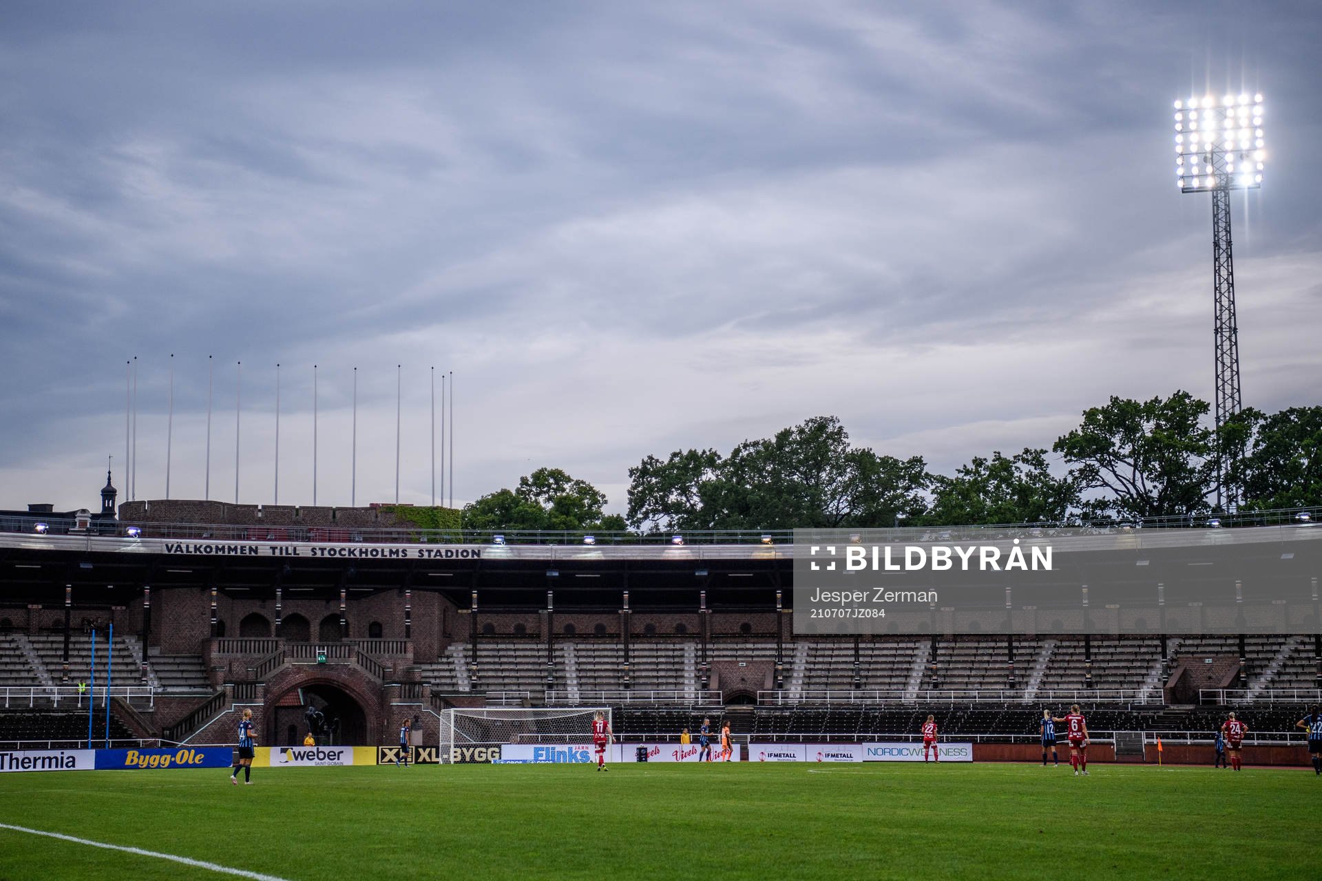 Vy över Stockholms Stadion