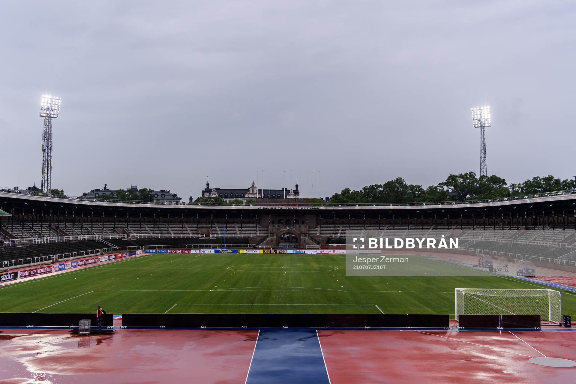 Vy över Stockholms Stadion