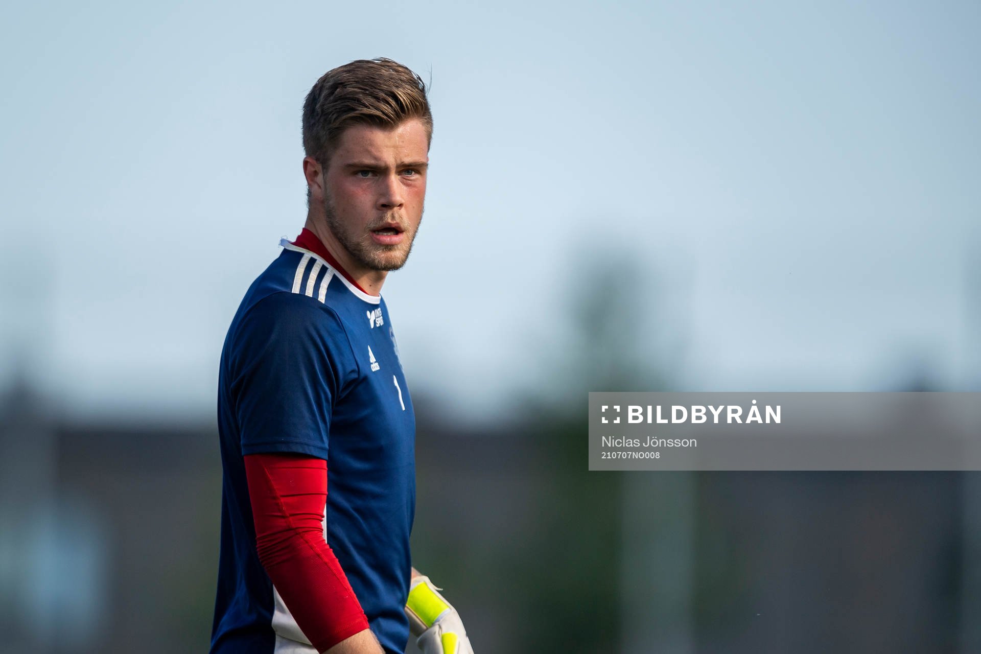 Ängelholms målvakt Robin Streifert
