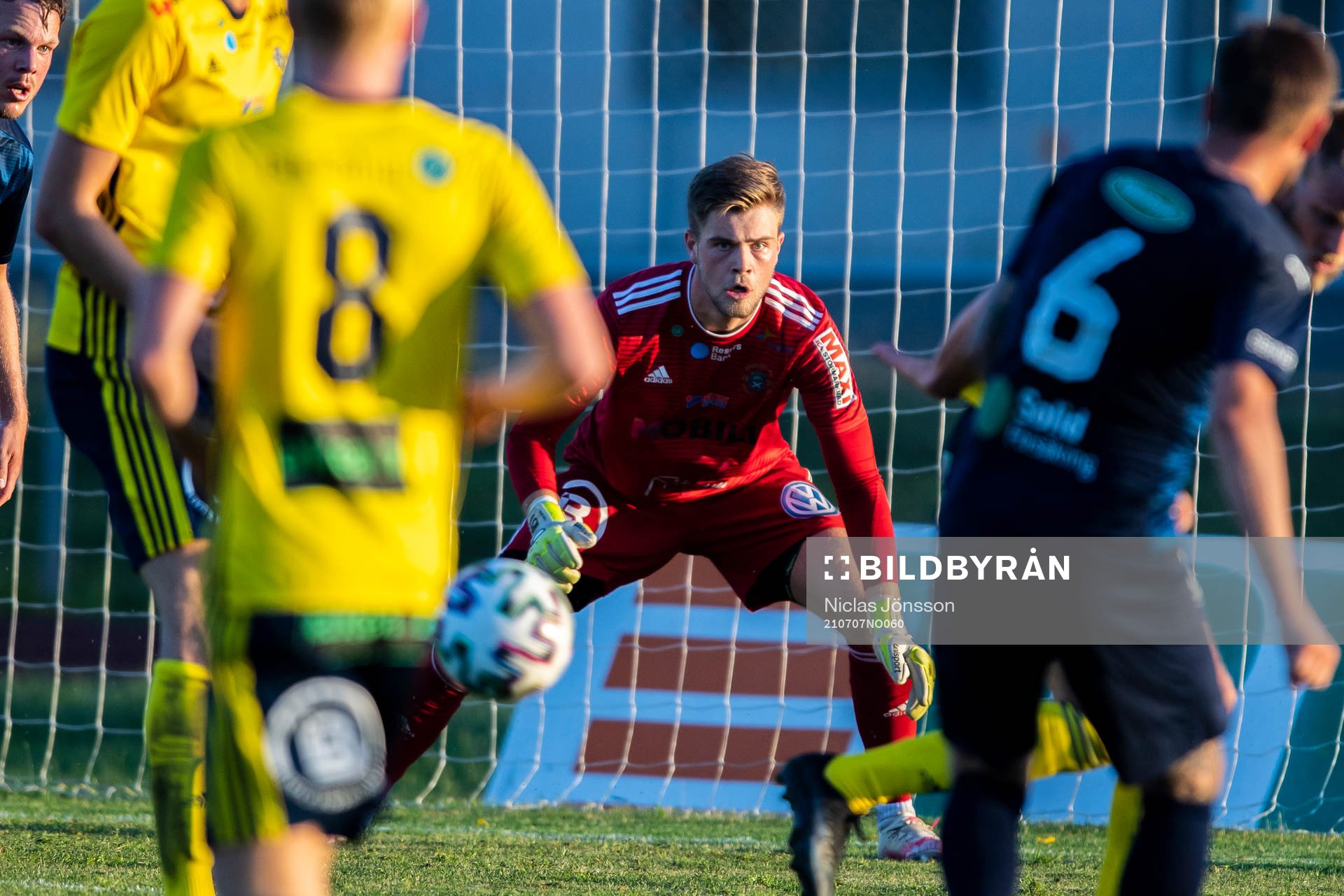 Ängelholms målvakt Robin Streifert