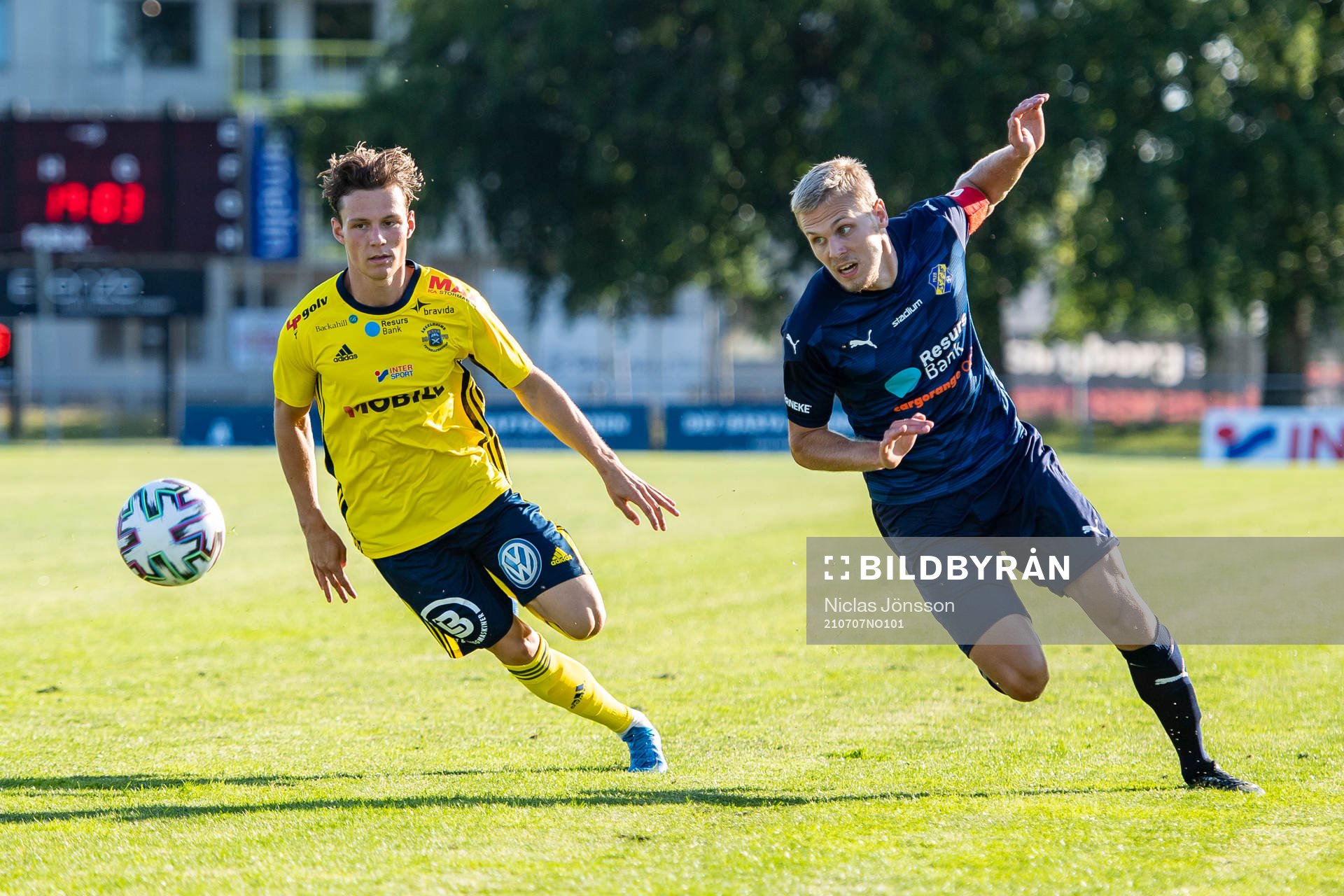 Ängelholms Filip Sjöberg och Eskilsminnes Jonatan Persson
