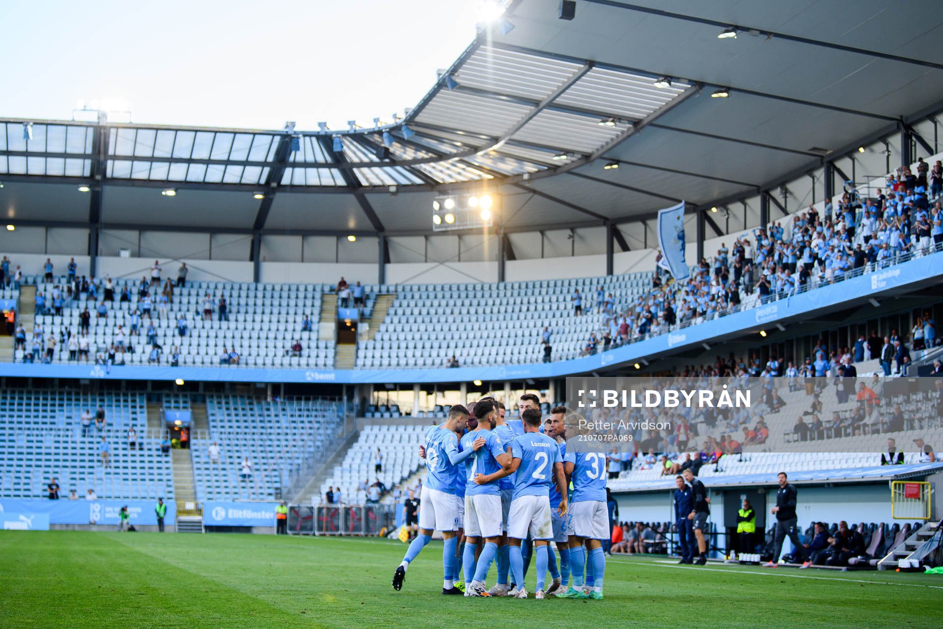 Antonio Colak of Malmö FF celebrates the 1-0 goal