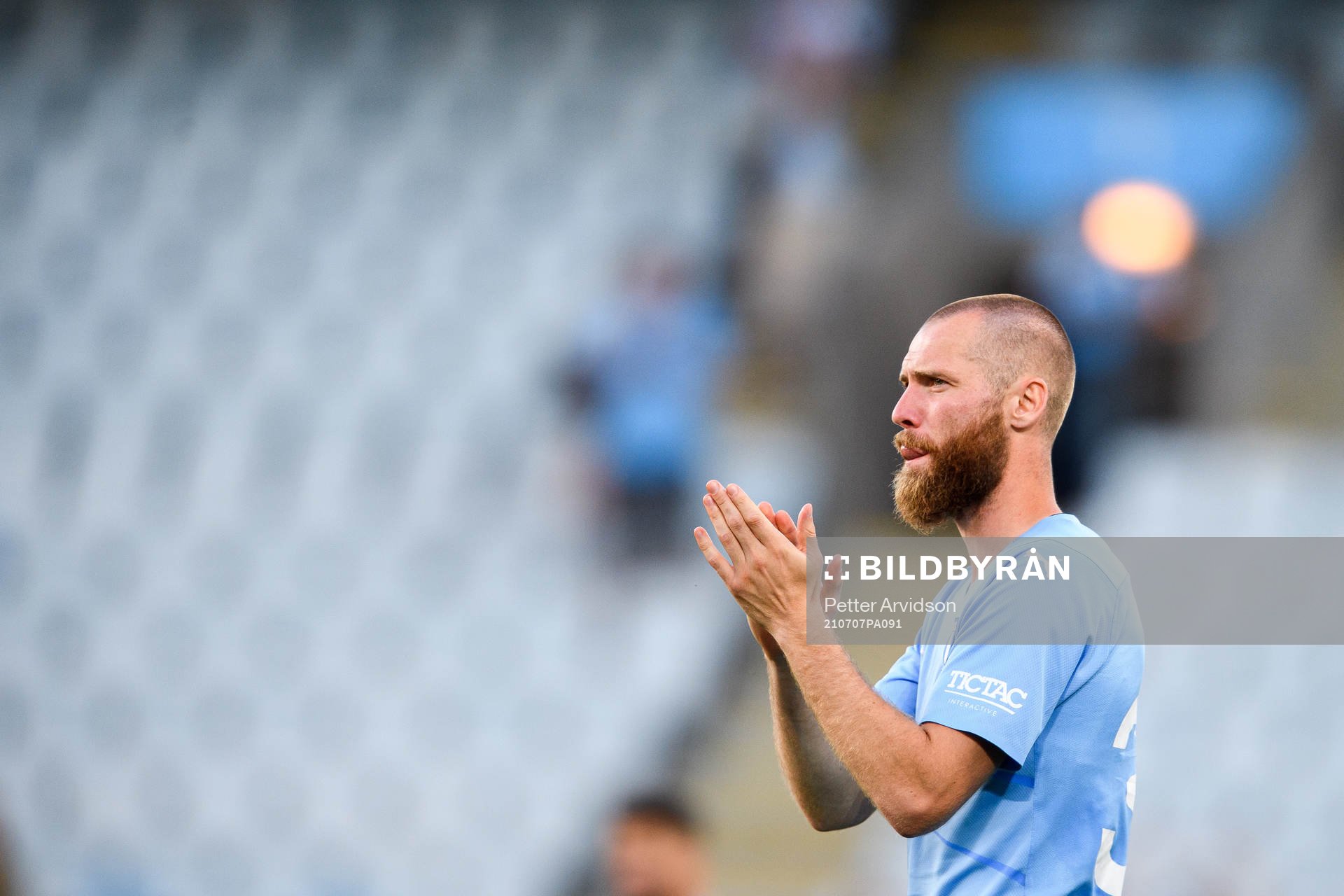 Jo Inge Berget of Malmö FF celebrates