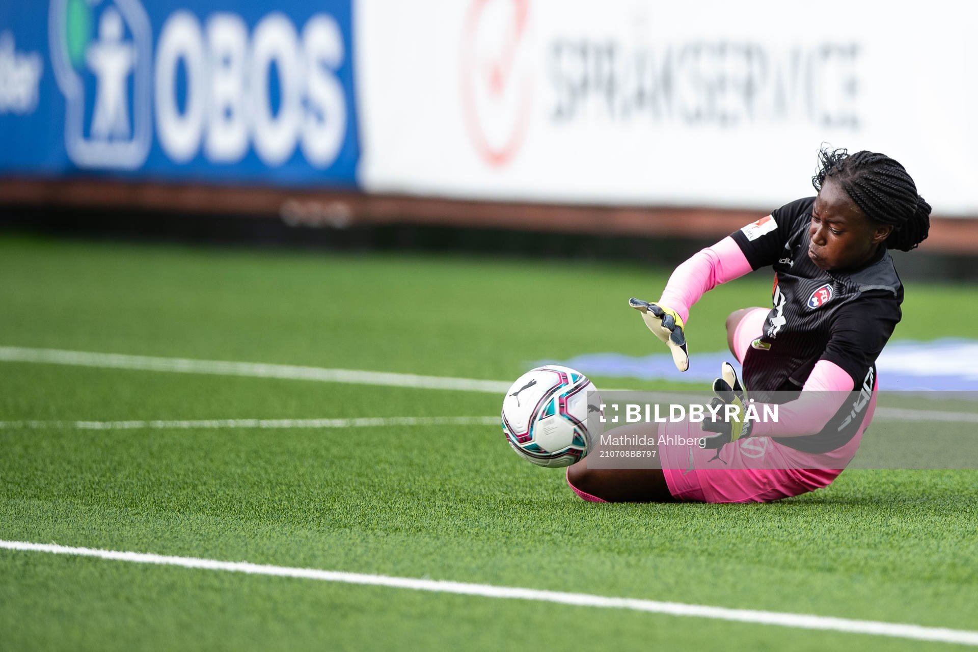 Rosengårds målvakt Angel Mukasa