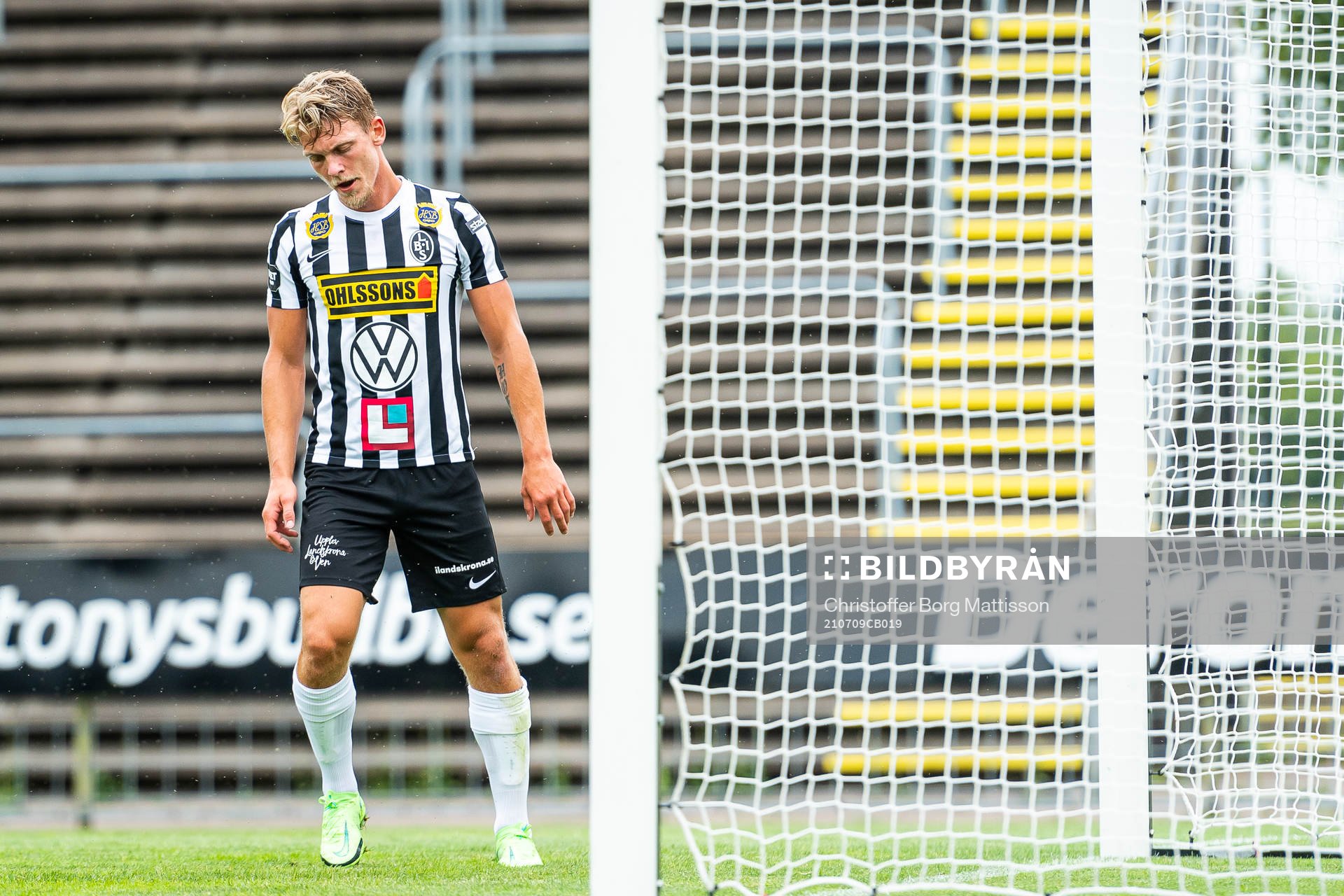 Landskronas Robin Hofsö deppar