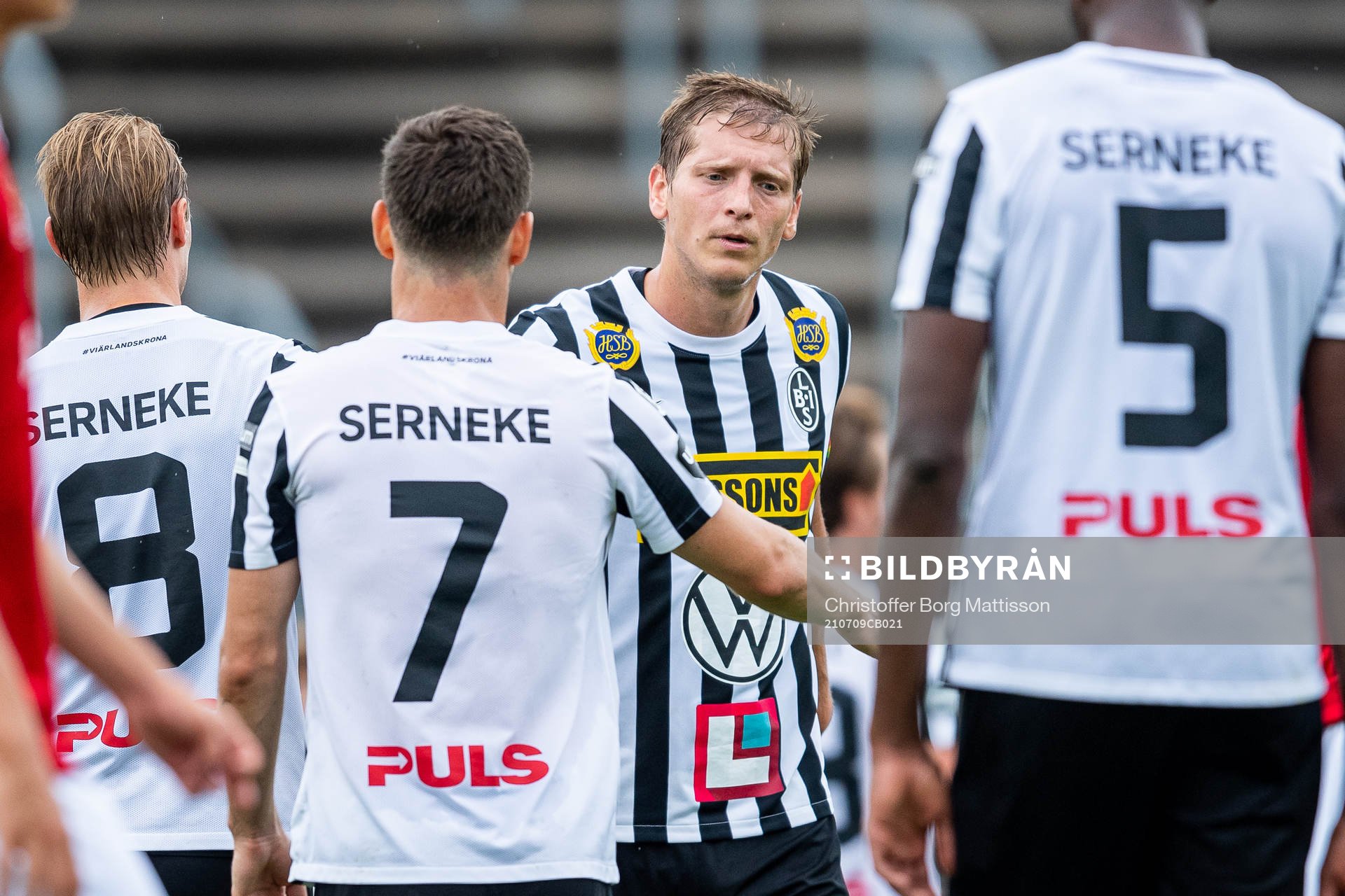 Landskronas Philip Andersson tackar medspelare