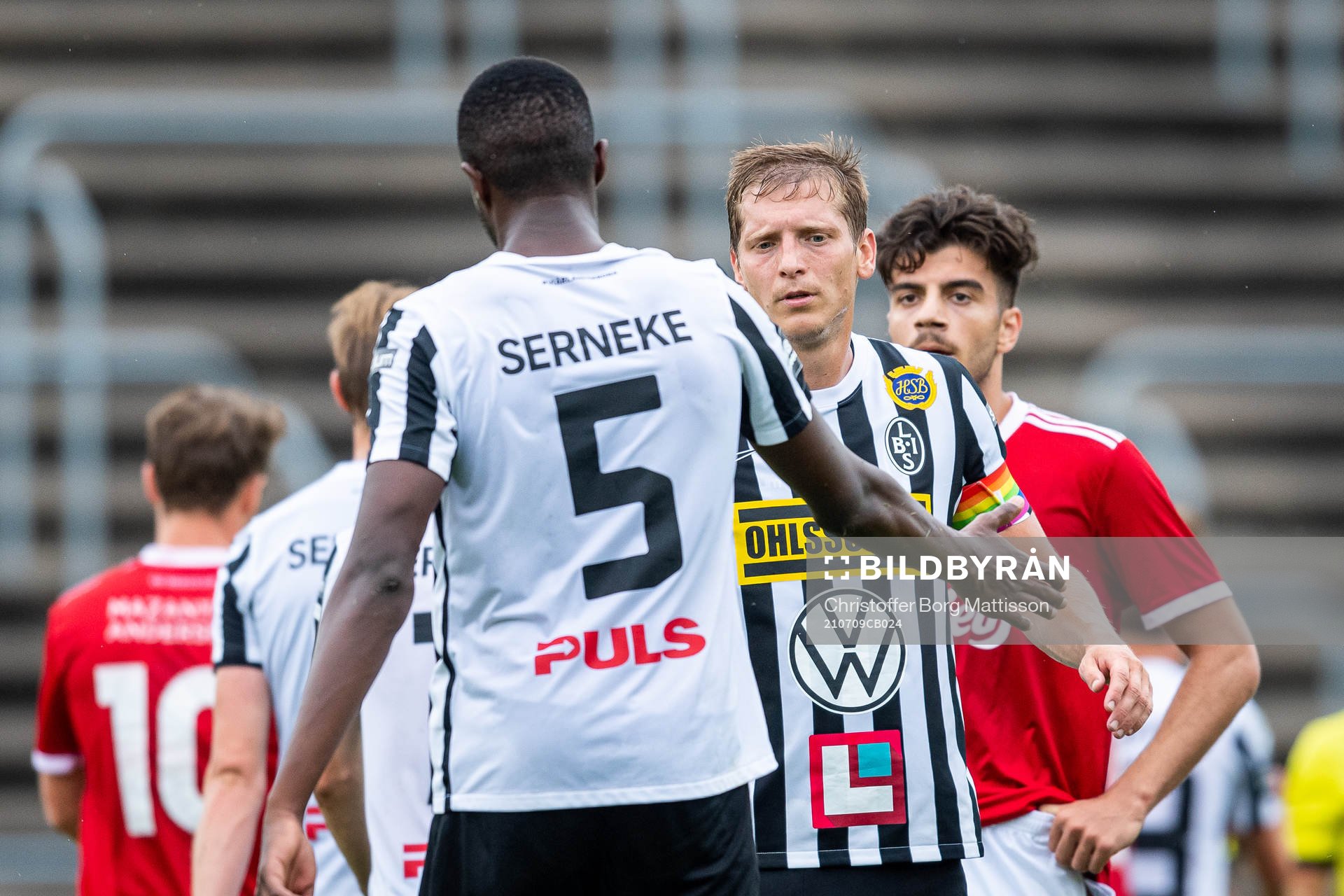 Landskronas Philip Andersson tackar medspelare