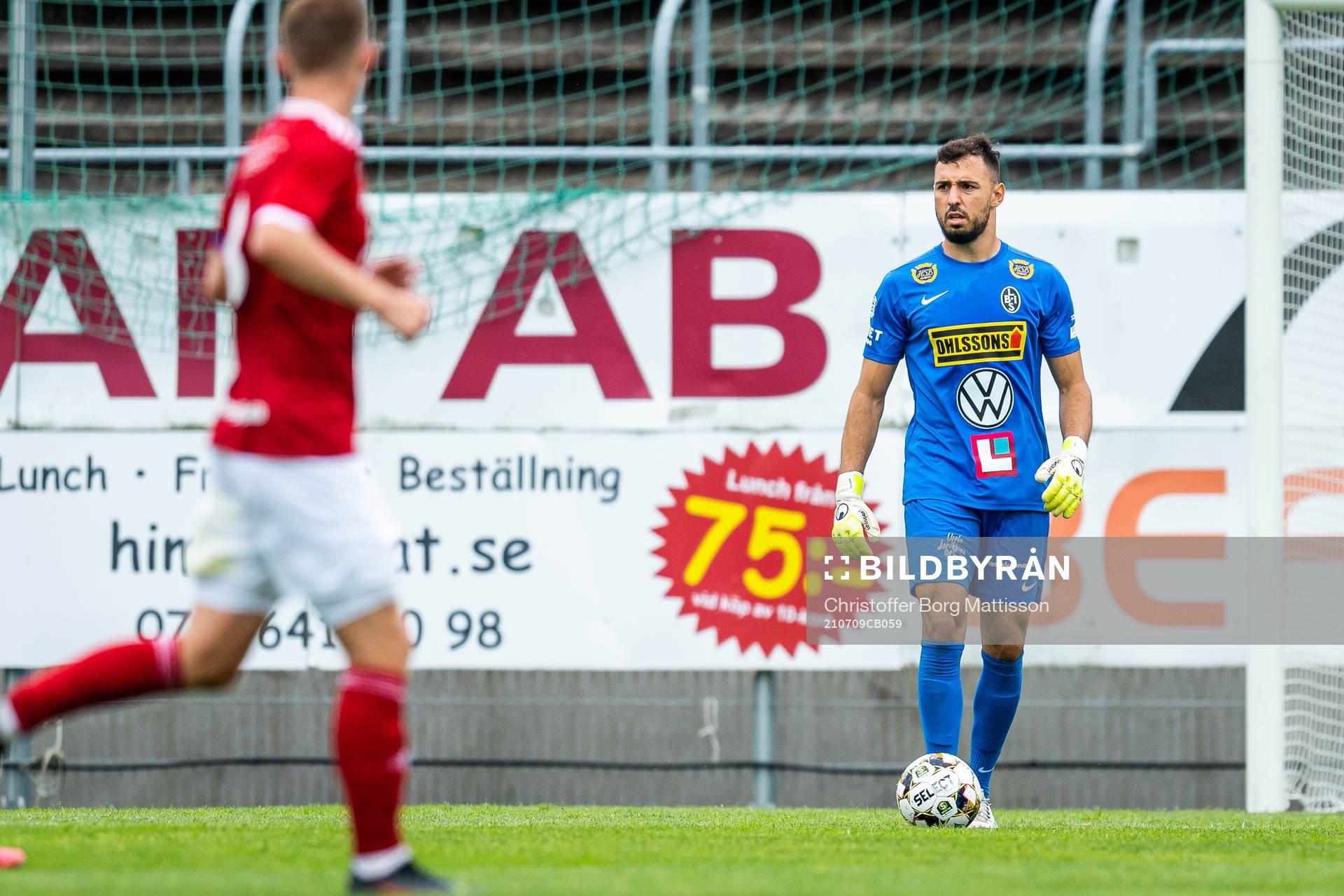 Landskronas målvakt Amr Kaddoura