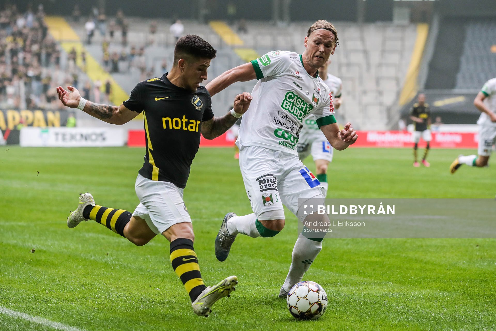 s Nicolas Stefanelli och Varbergs Hampus Zachrisson