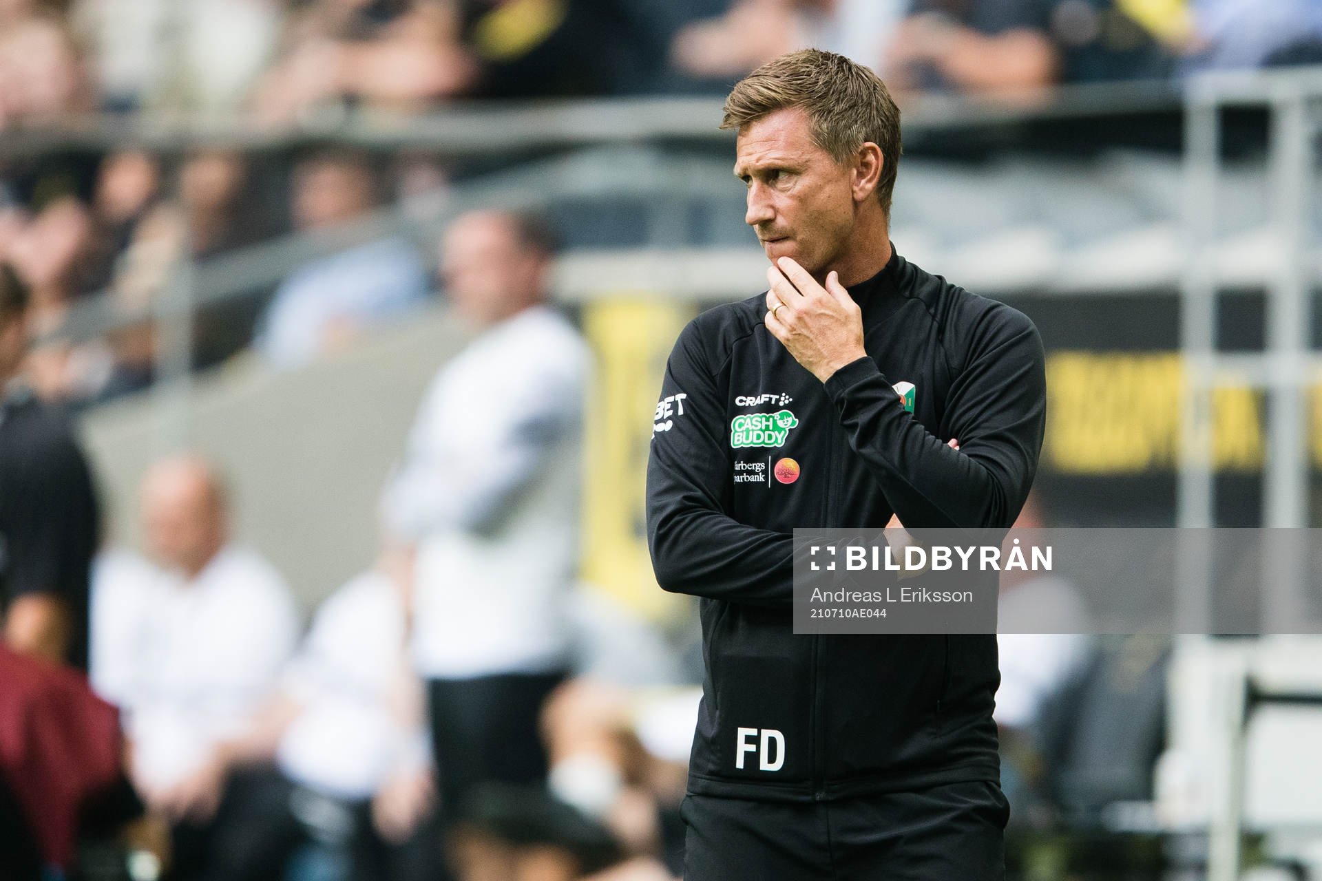 Varbergs assisterande tränare Fredrik Danielsson