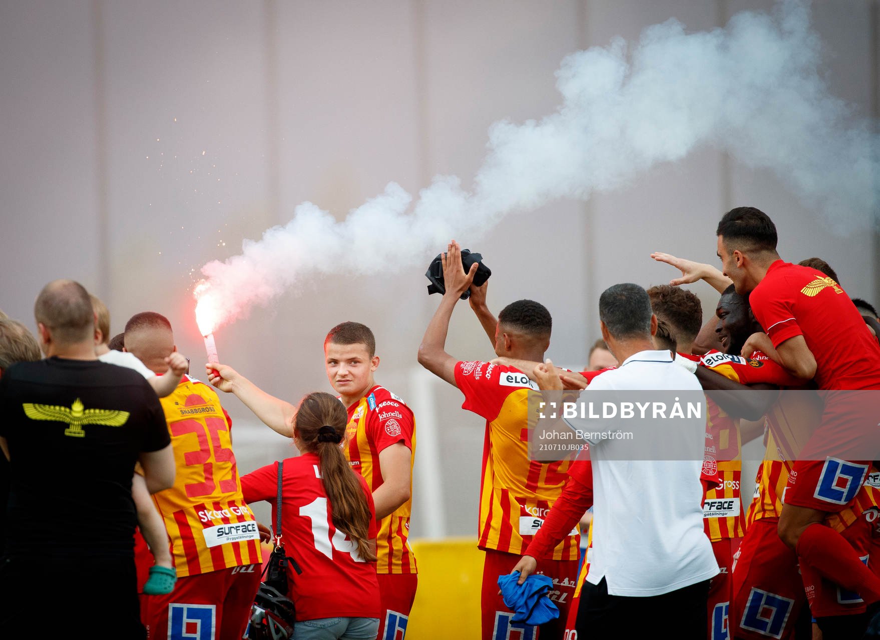 Örebro Syrianskas Dino Salcinovic jublar