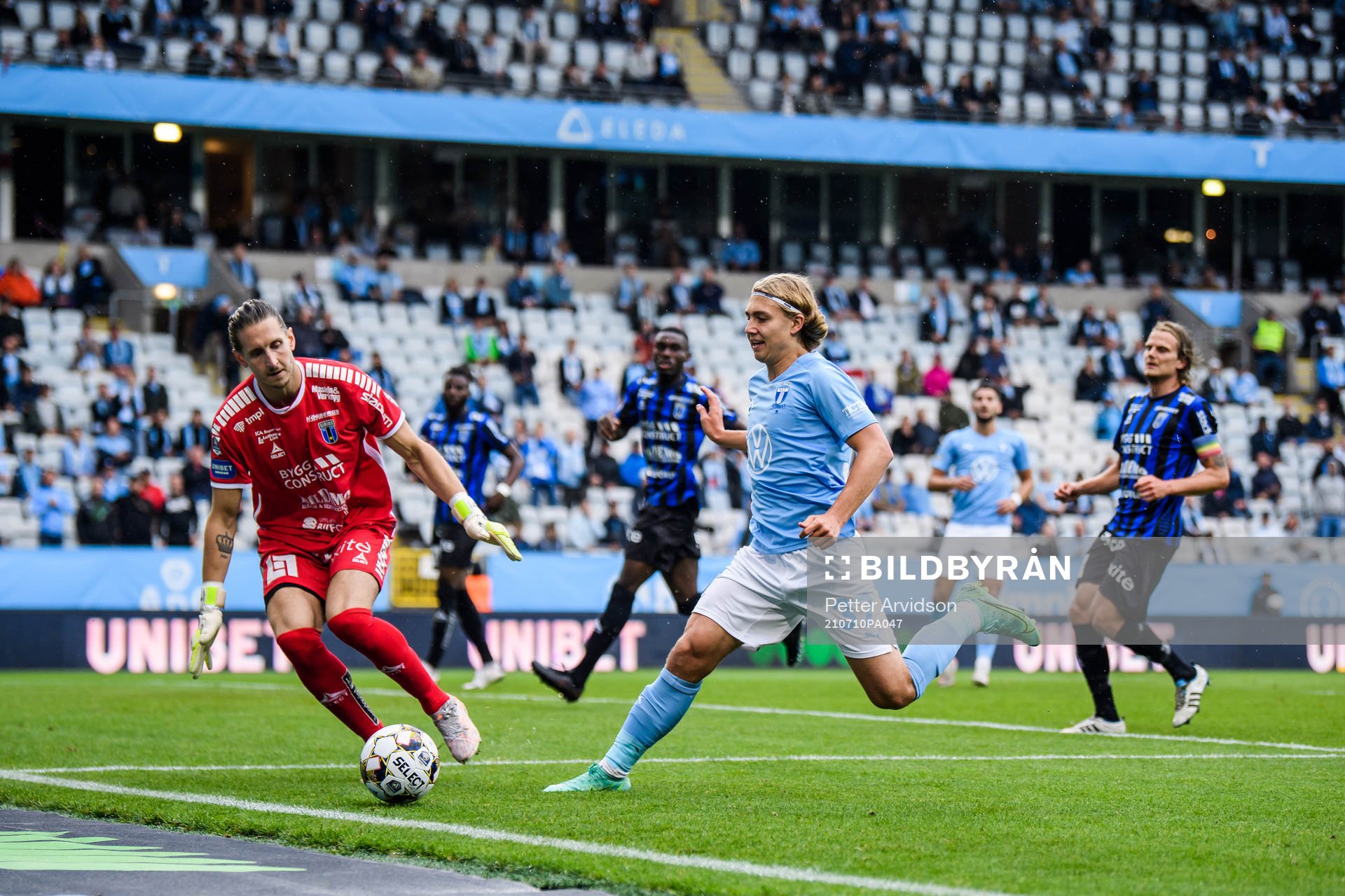 Sirius målvakt David Mitov Nilsson och Malmö FFs