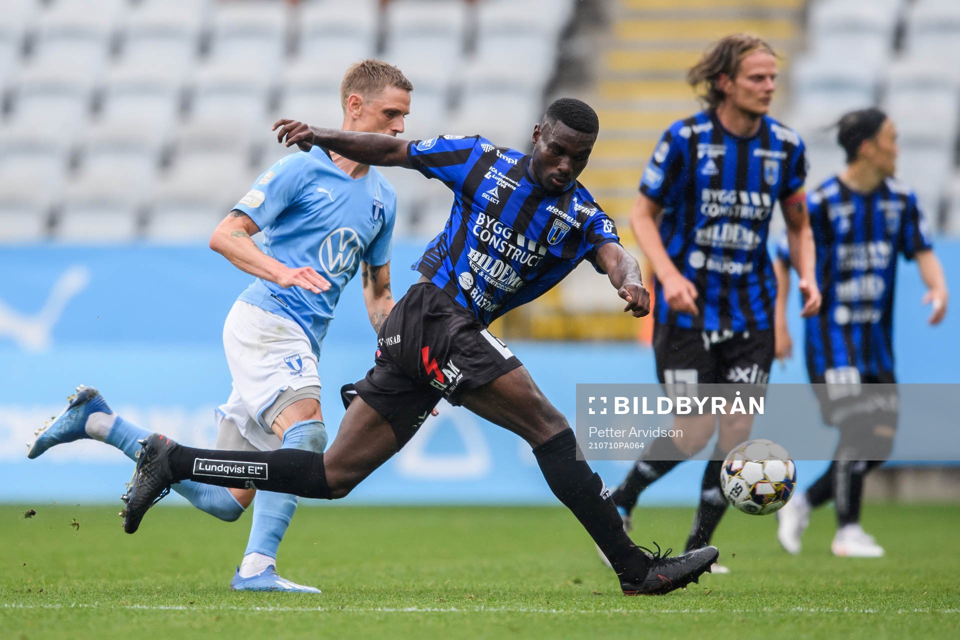 Malmö FFs Sören Rieks och Sirius Patrick Nwadike