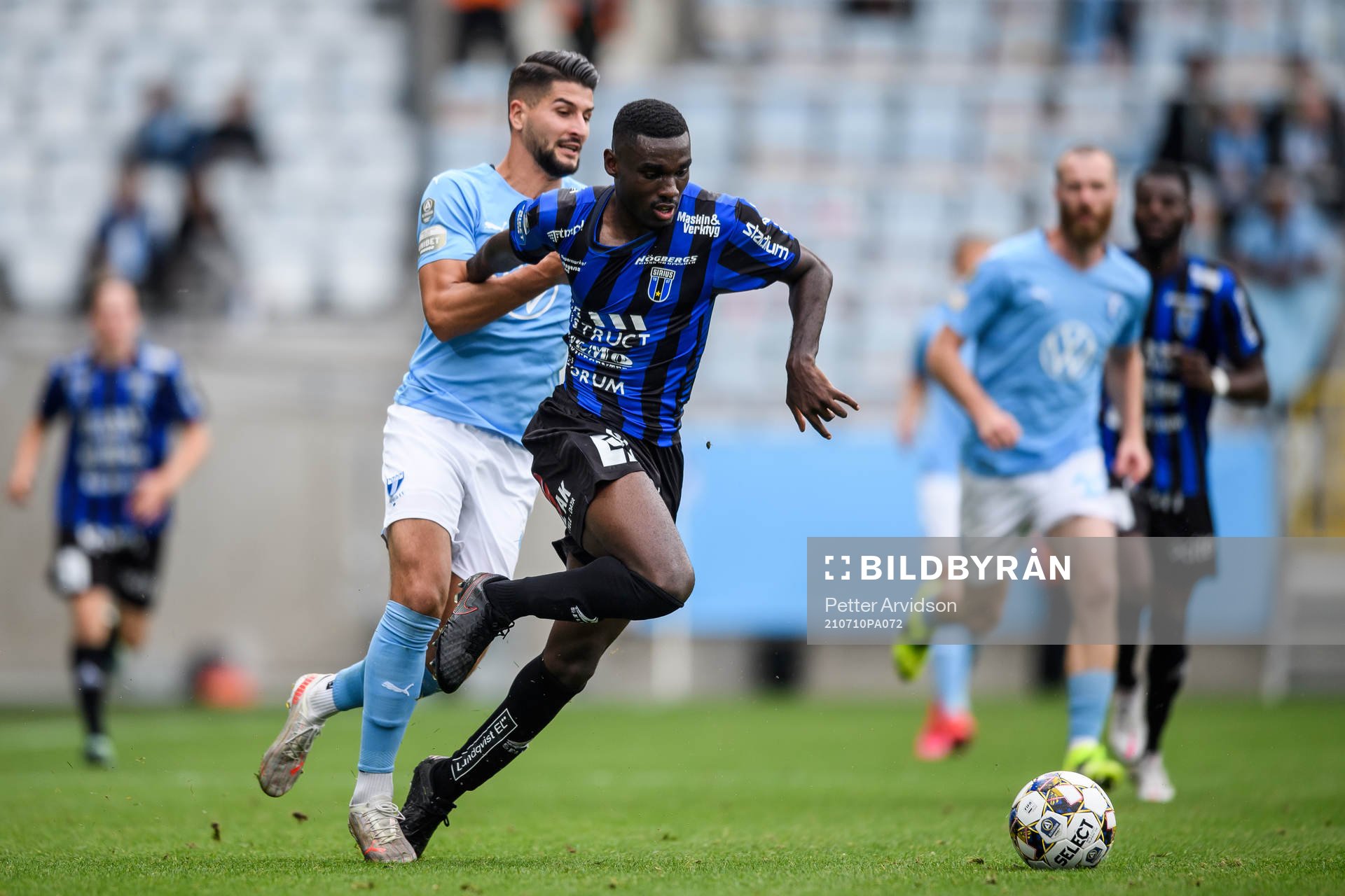 Malmö FFs Antonio Colak och Sirius Patrick Nwadike