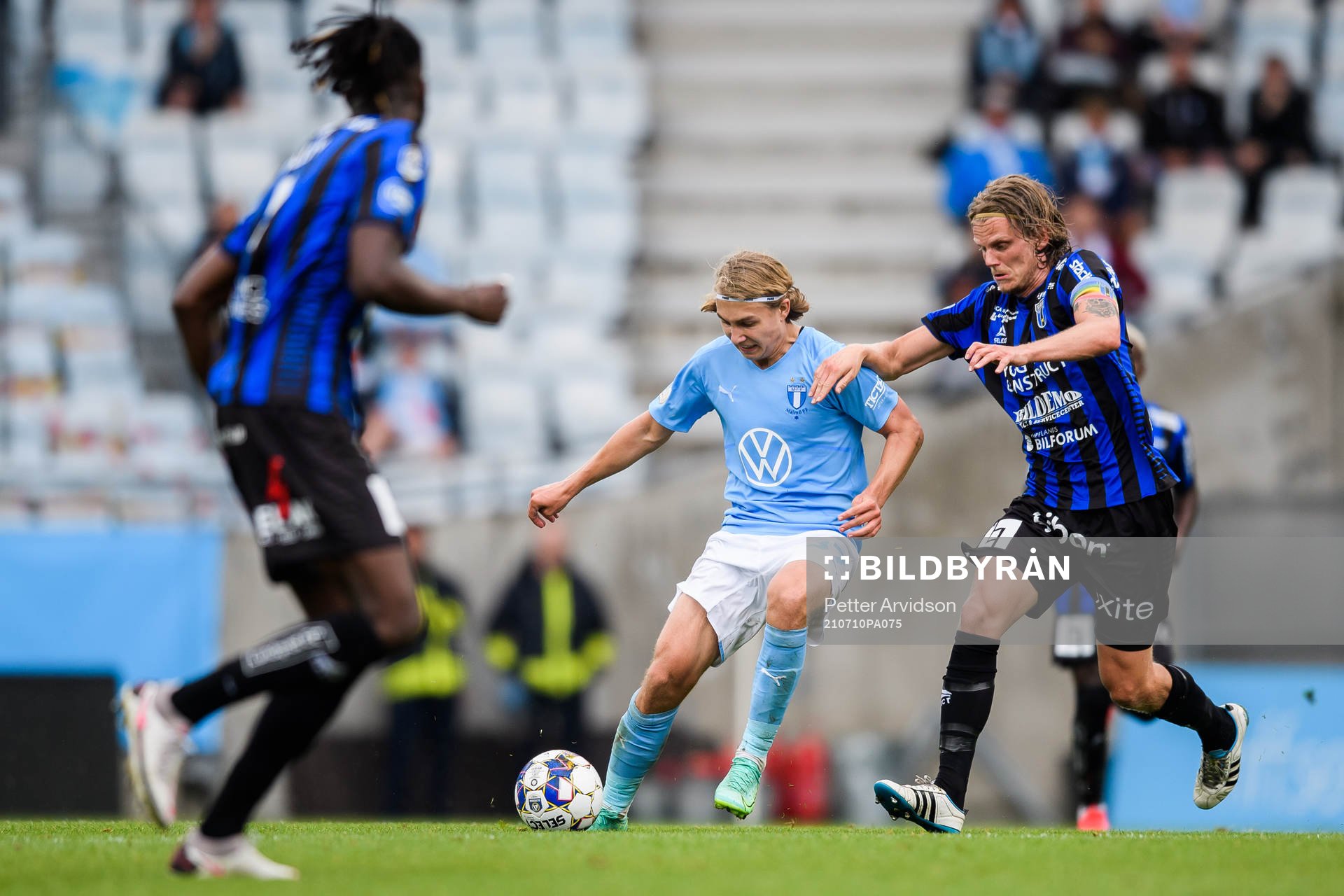 Malmö FFs Sebastian Nanasi och Sirius Tim Björkström