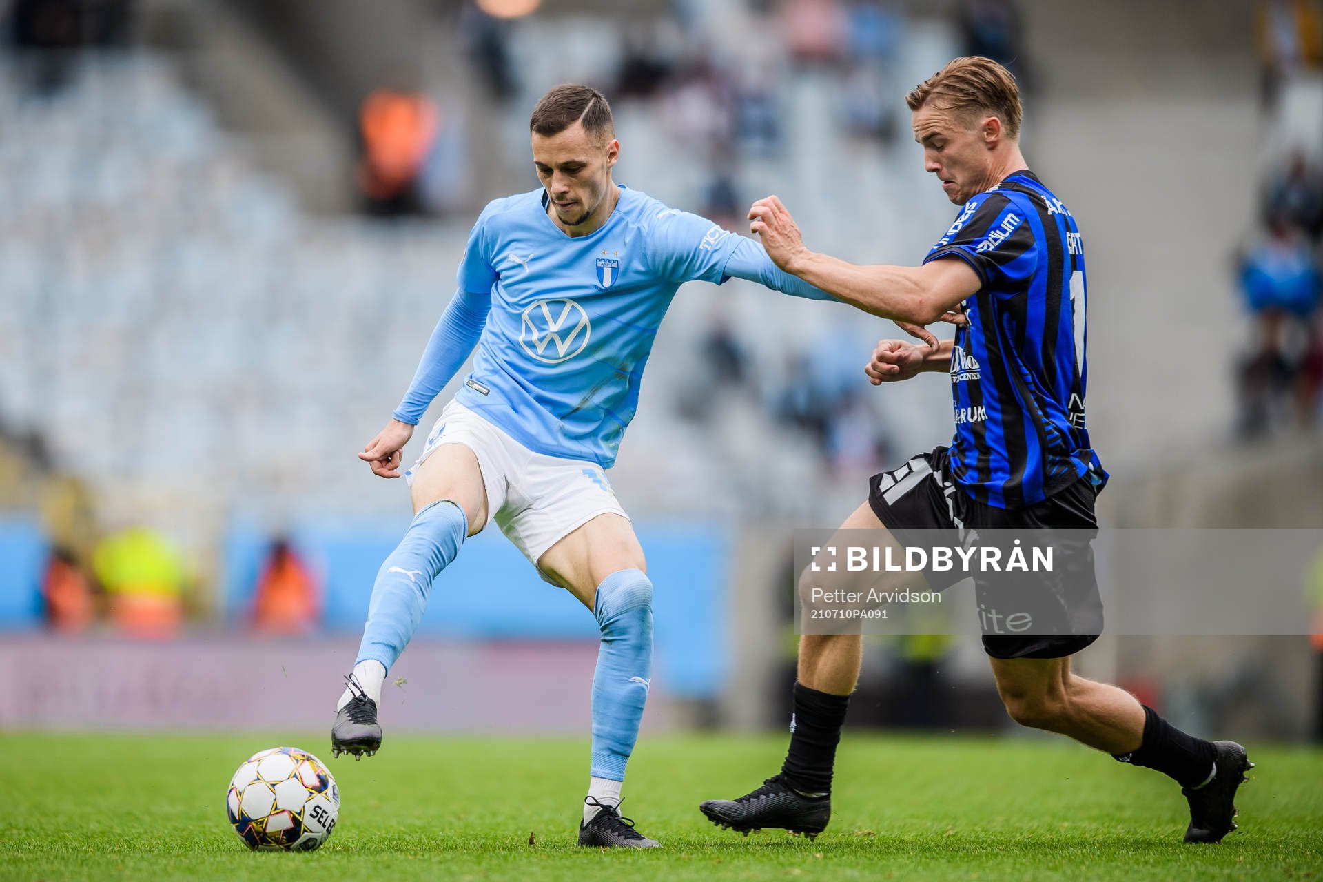 Malmö FFs Veljko Birmancevic och Sirius Marcus Mathisen
