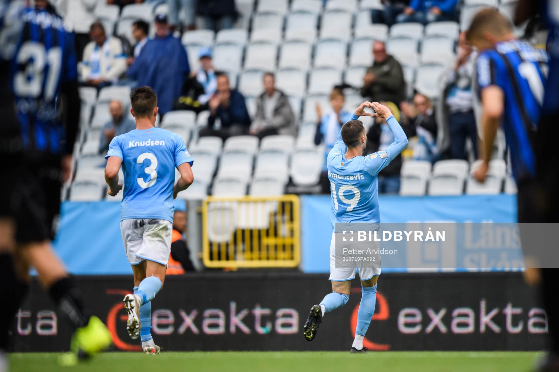 Malmö FFs Veljko Birmancevic jublar