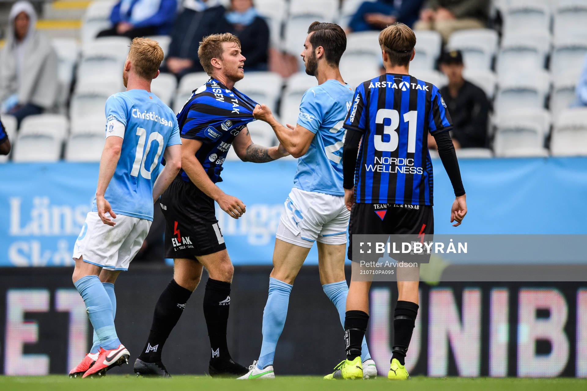 Malmö FFs Adi Nalic och Sirius Marcus Mathisen i bråk