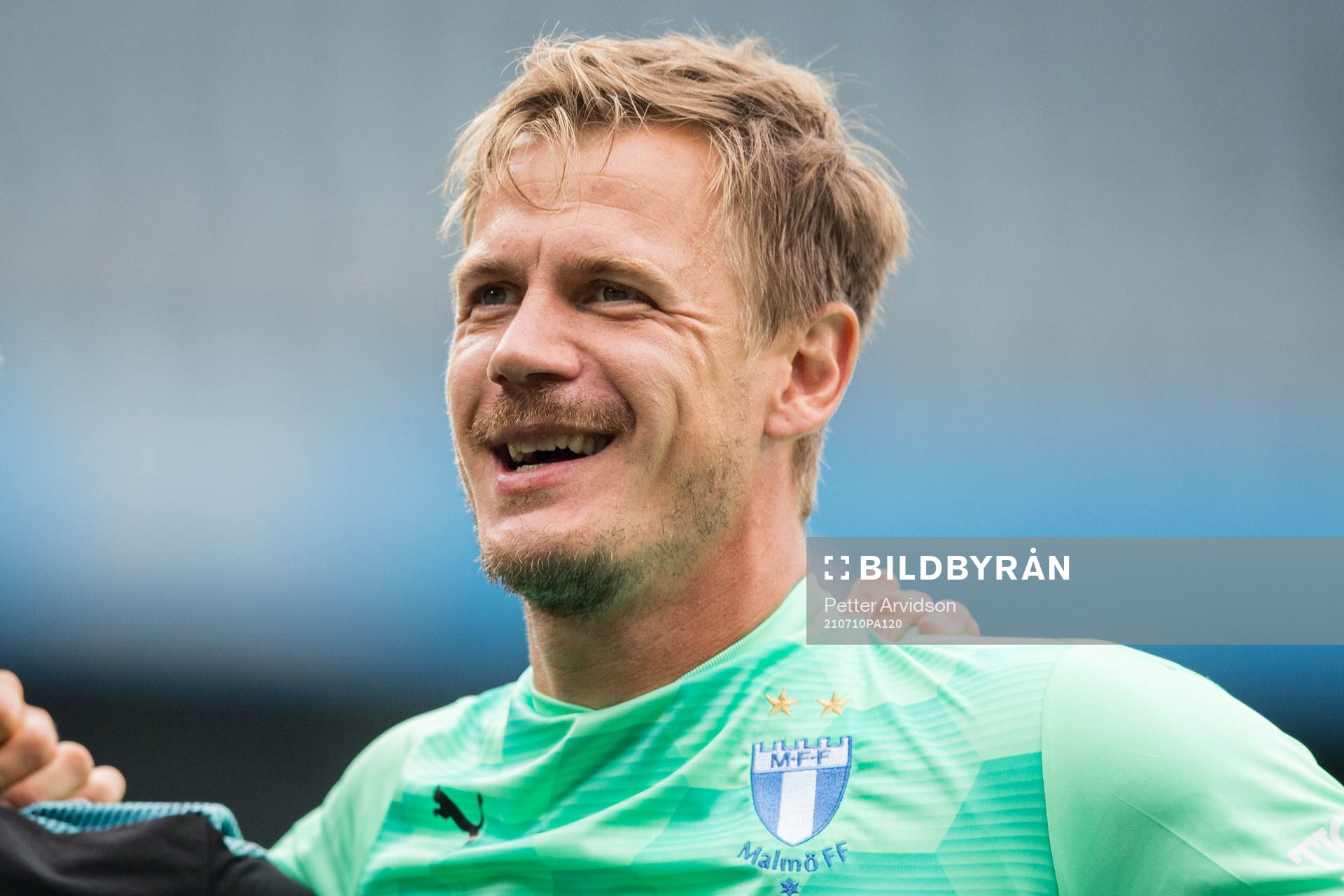 Malmö FFs målvakt Johan Dahlin