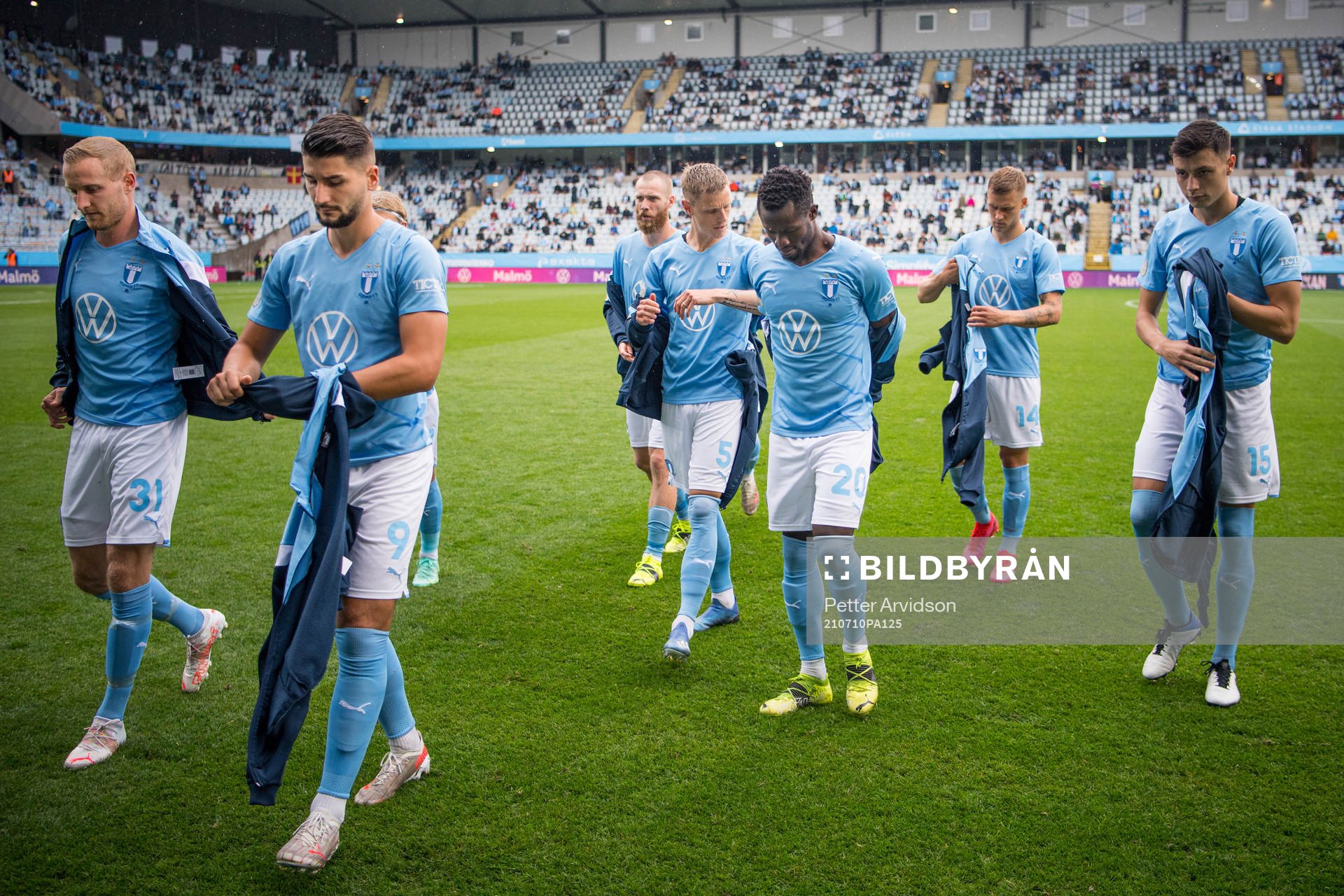 Malmö FFs Franz Brorsson, Antonio Colak, Jo Inge Berget,