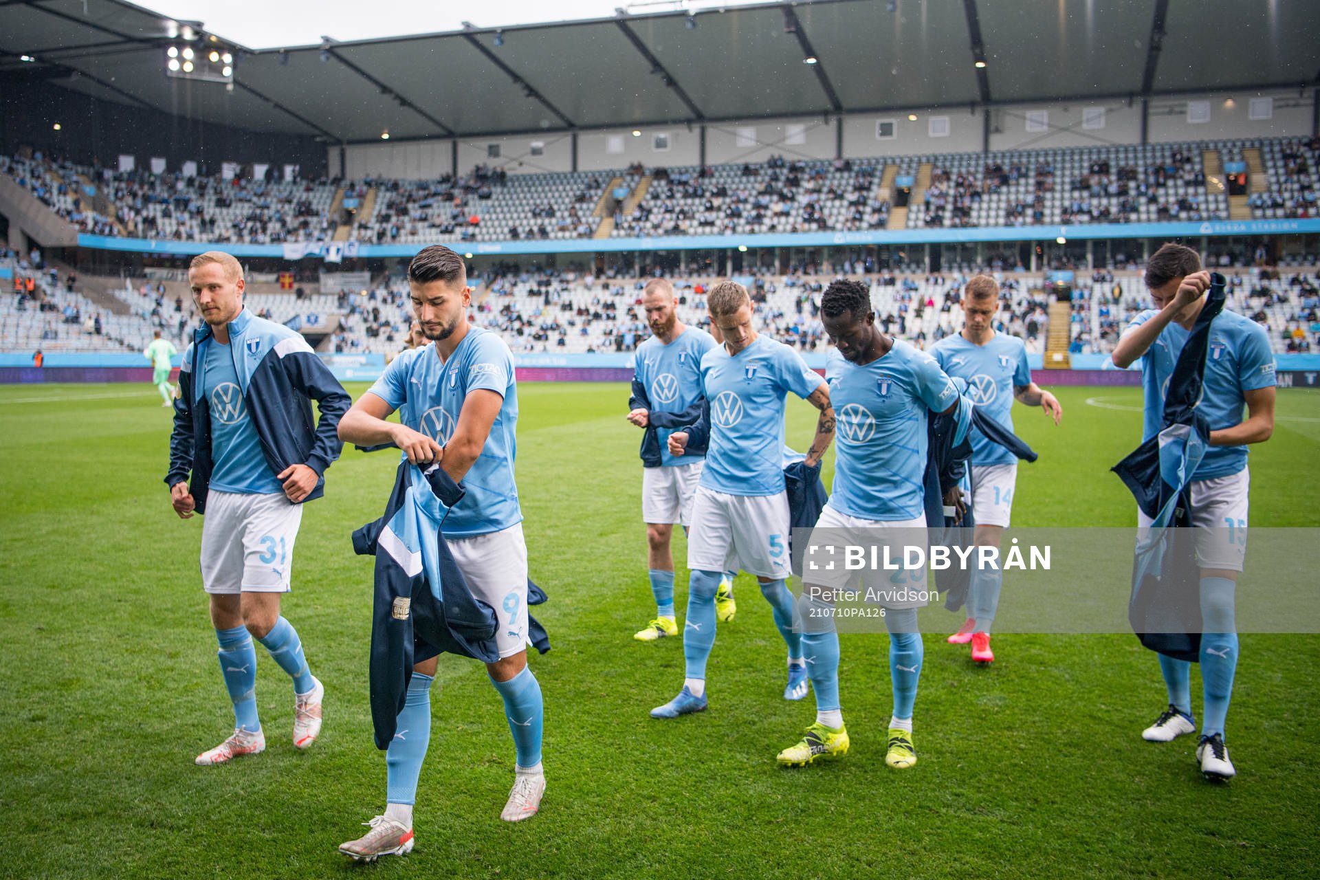 Malmö FFs Franz Brorsson, Antonio Colak, Jo Inge Berget,