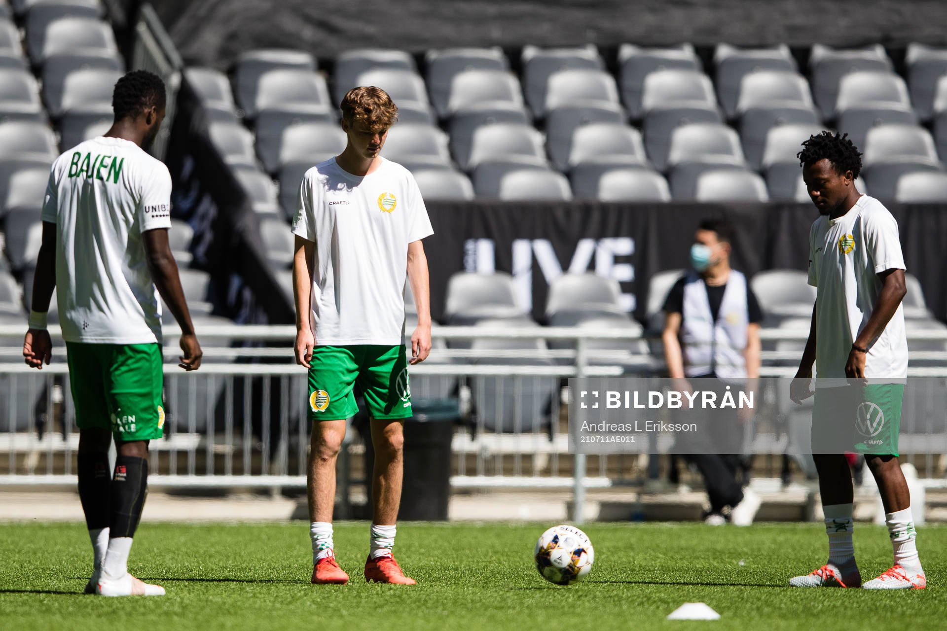 Hammarbys David Accam, Williot Swedberg och Abdul-Halik Hudu