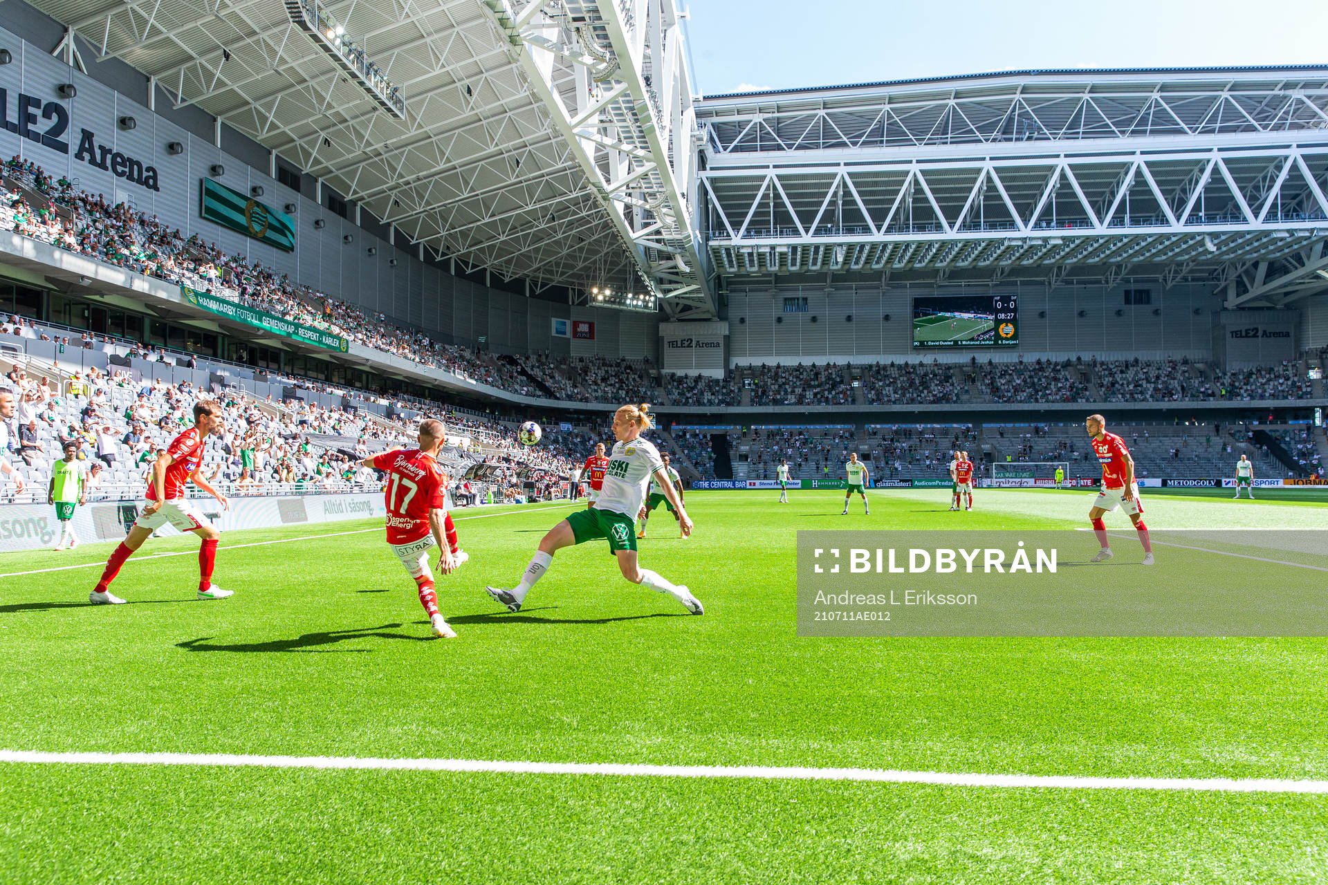 Degerfors Anton Kralj och Hammarbys Gustav Ludwigson