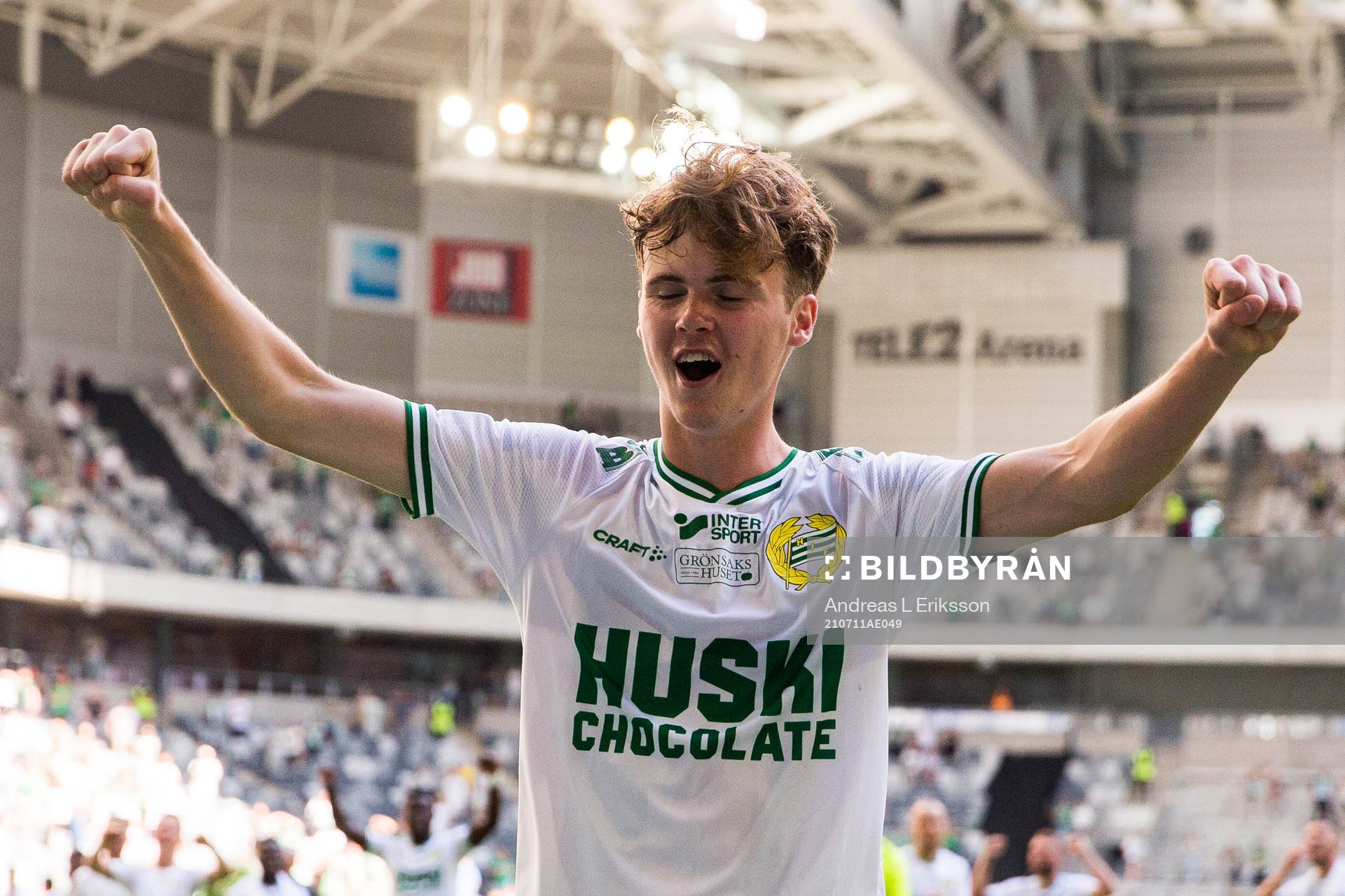 Hammarbys Williot Swedberg tackar publiken
