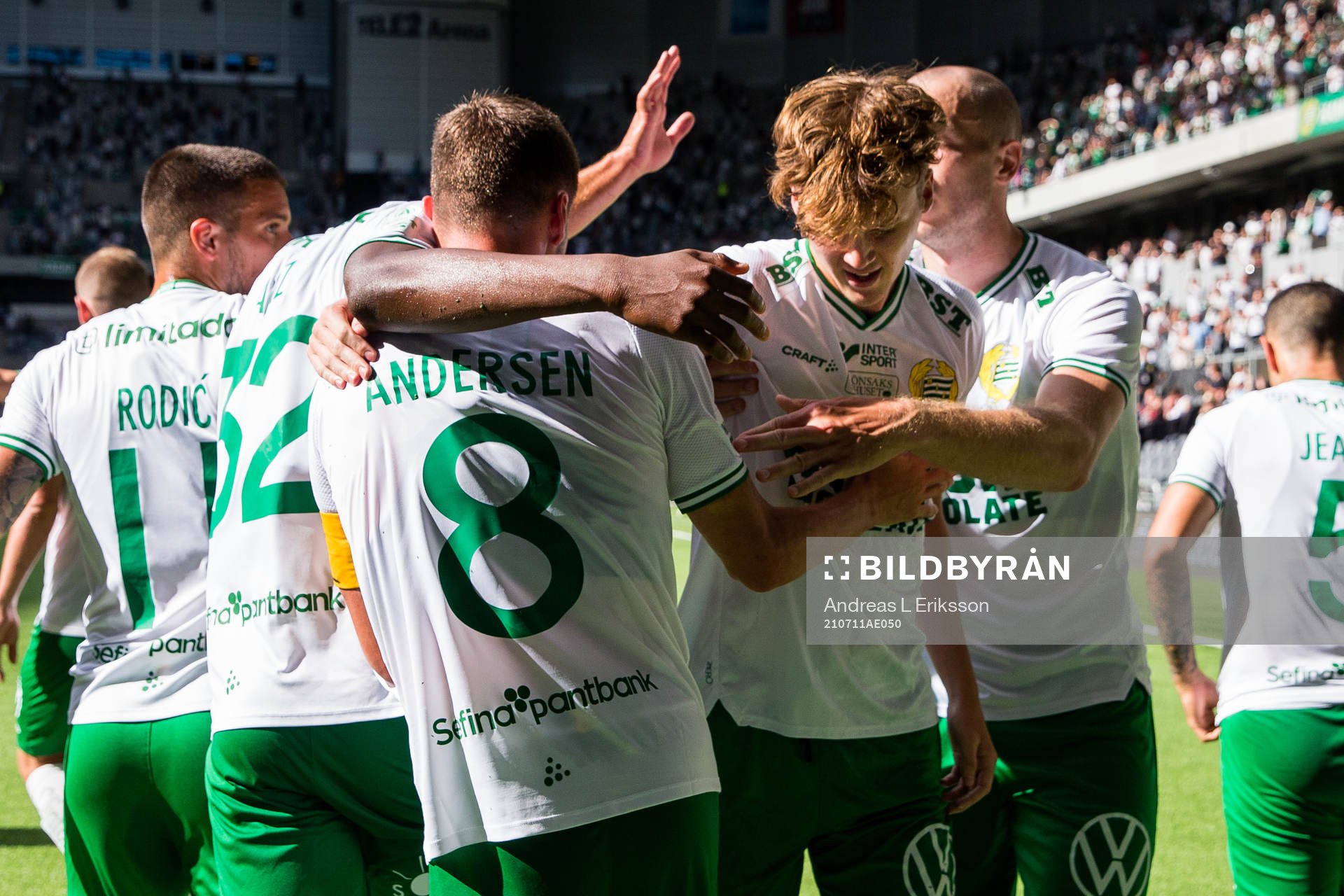 Hammarbys Williot Swedberg jublar