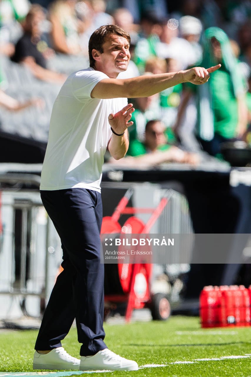 Hammarbys tränare Milos Milojevic