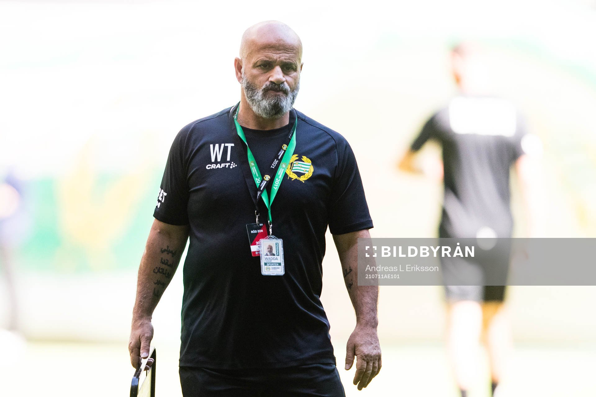 Hammarbys players manager Wadda Tamini