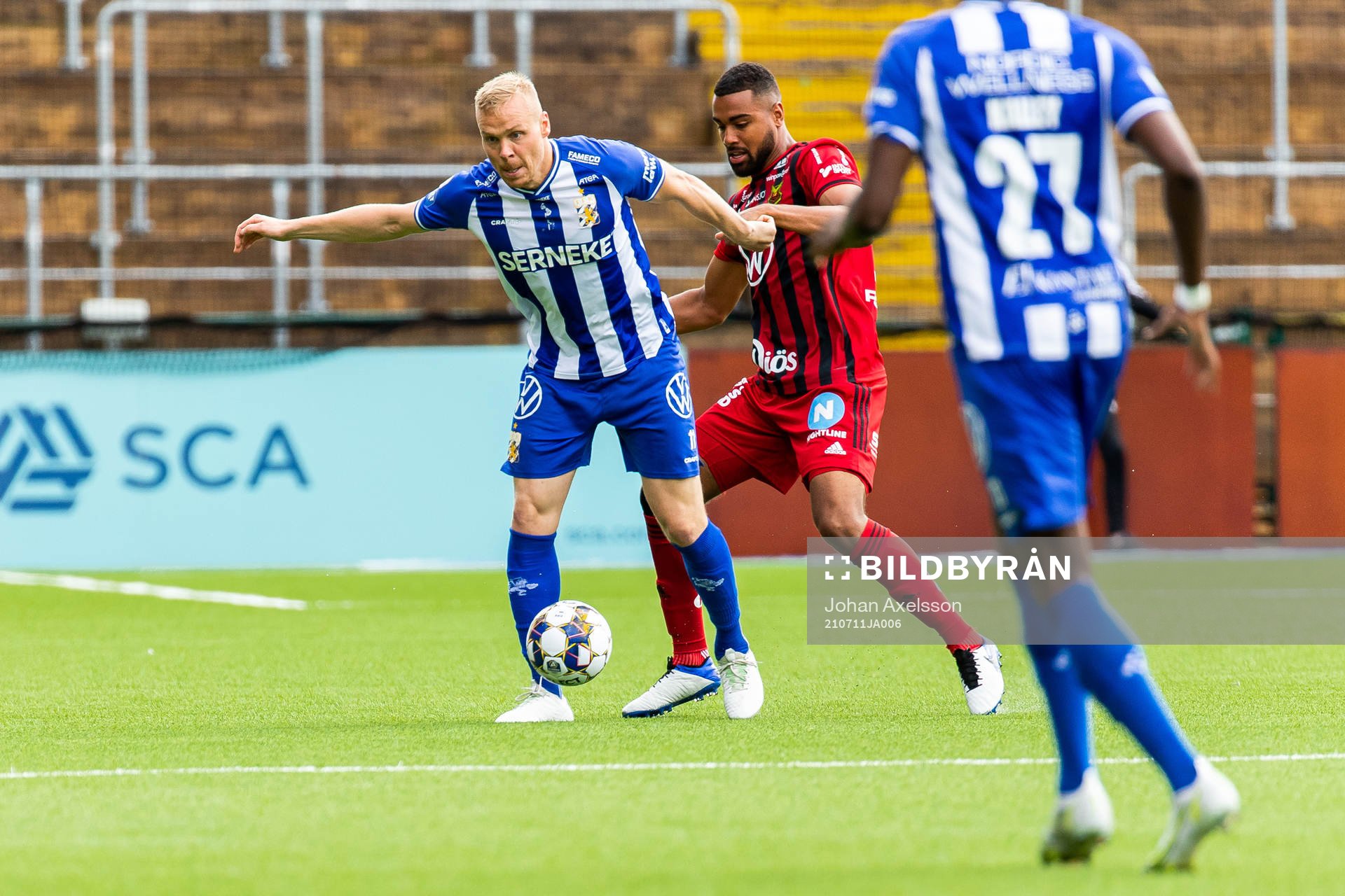 IFK Göteborgs Kolbeinn Sigthorsson och Östersunds Noah