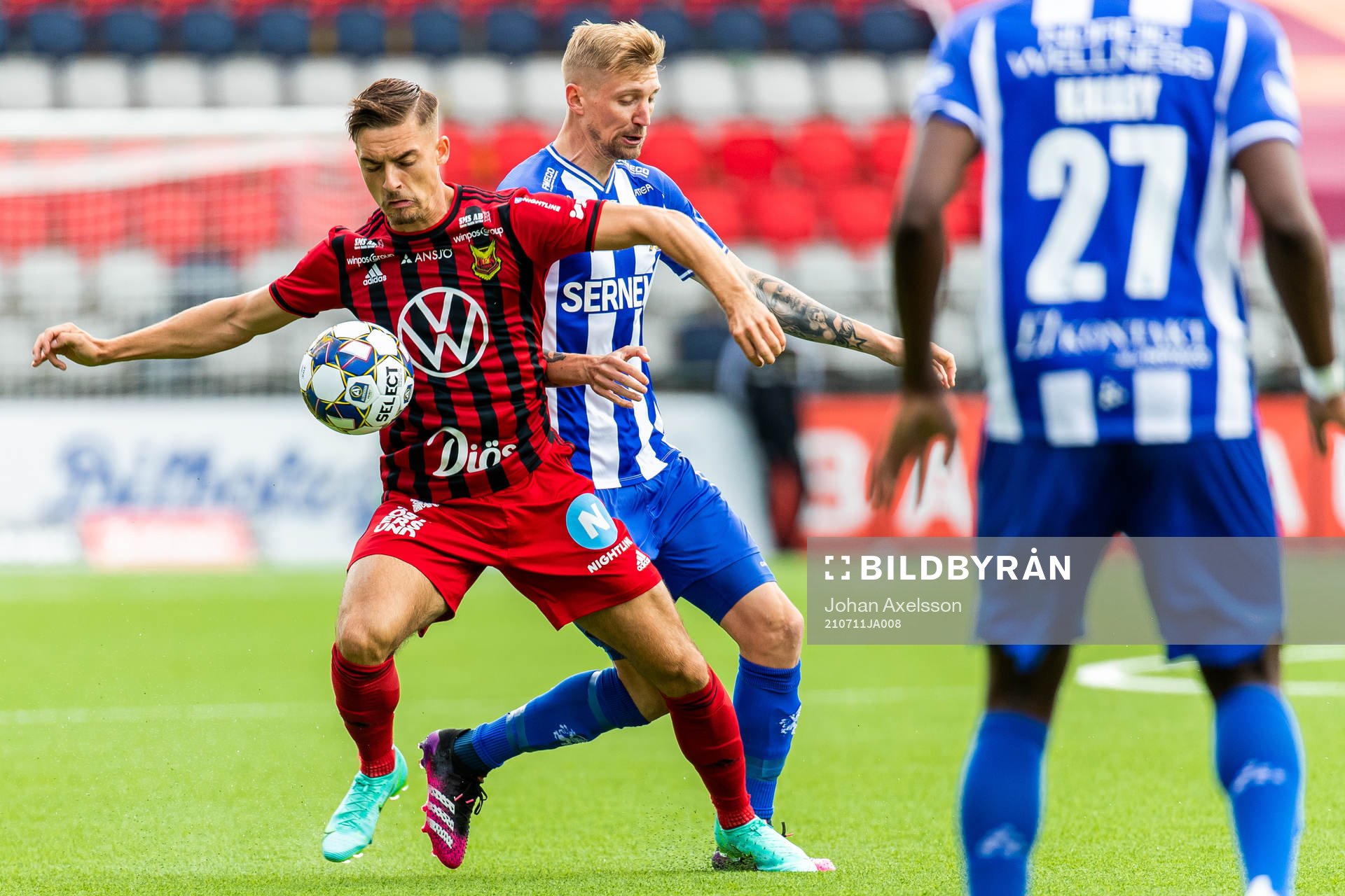 Östersunds Felix Hörberg och IFK Göteborgs Sebastian