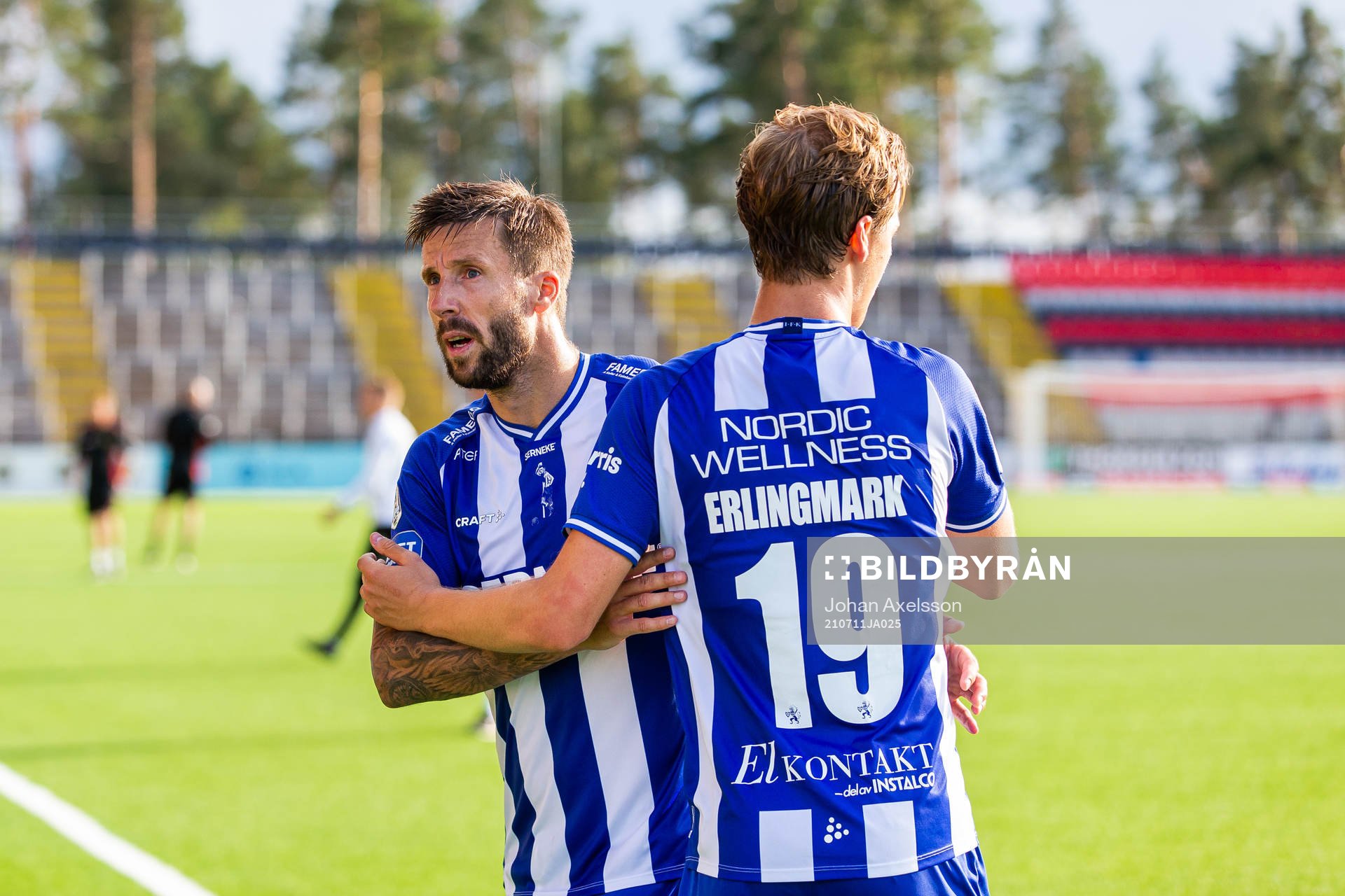 IFK Göteborgs Mattias Bjärsmyr och August Erlingmark