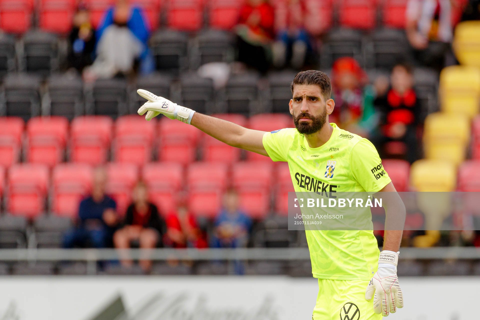 IFK Göteborgs målvakt Giannis Anestis