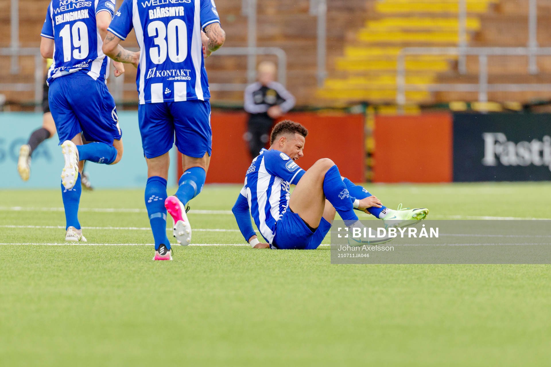 IFK Göteborgs Tobias Sana har ont