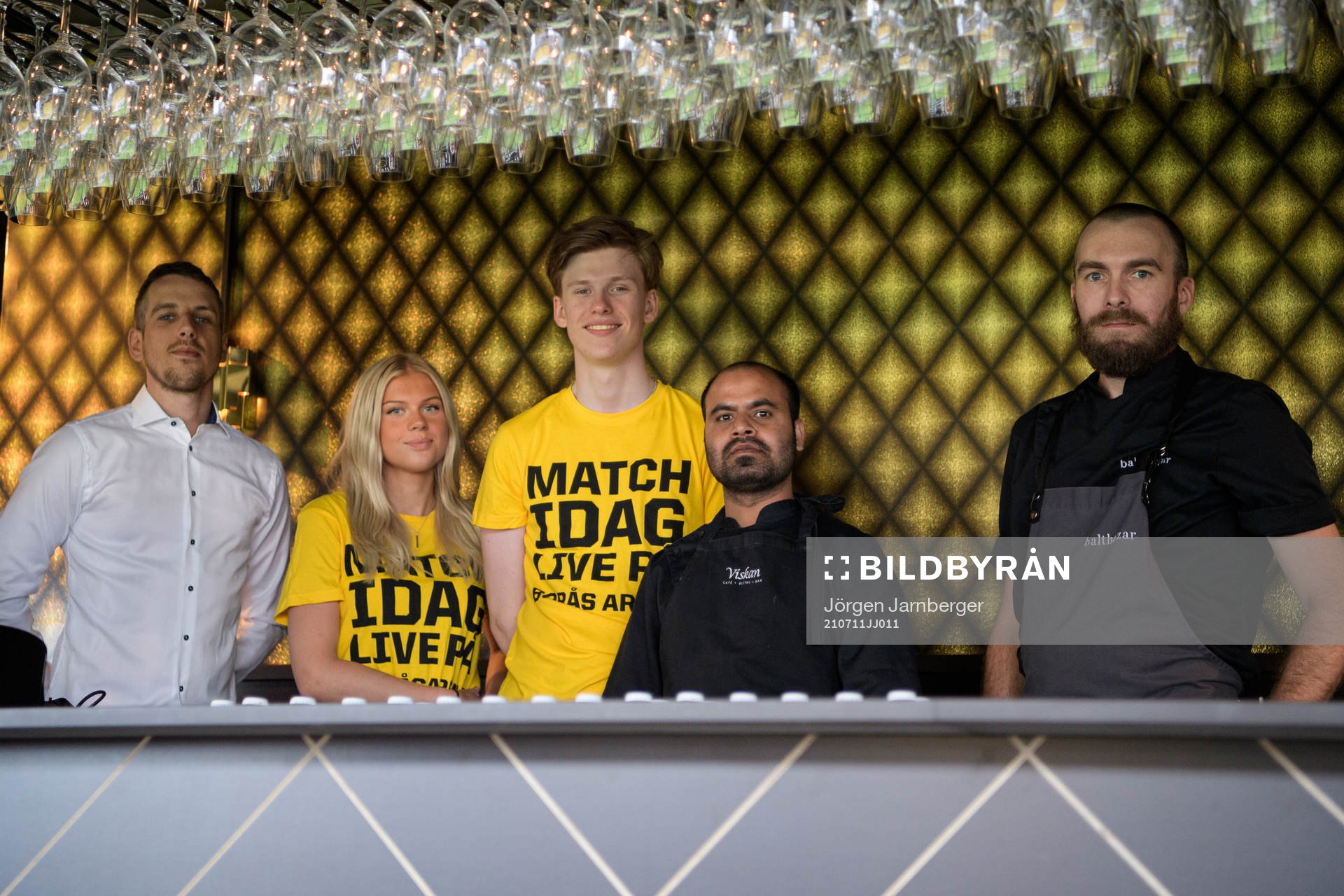 Personal från Resturang Balthazar i Borås sköter arenans