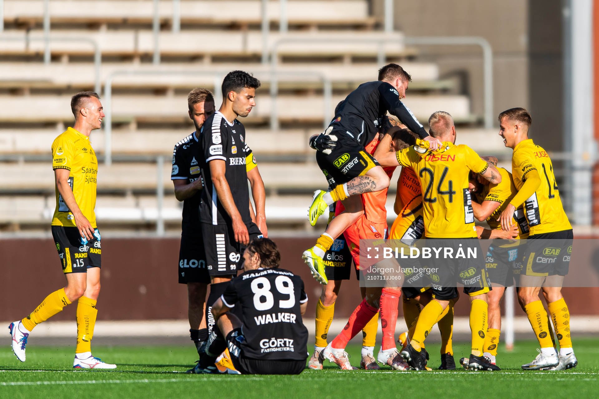 Elfsborgs spelare jublar