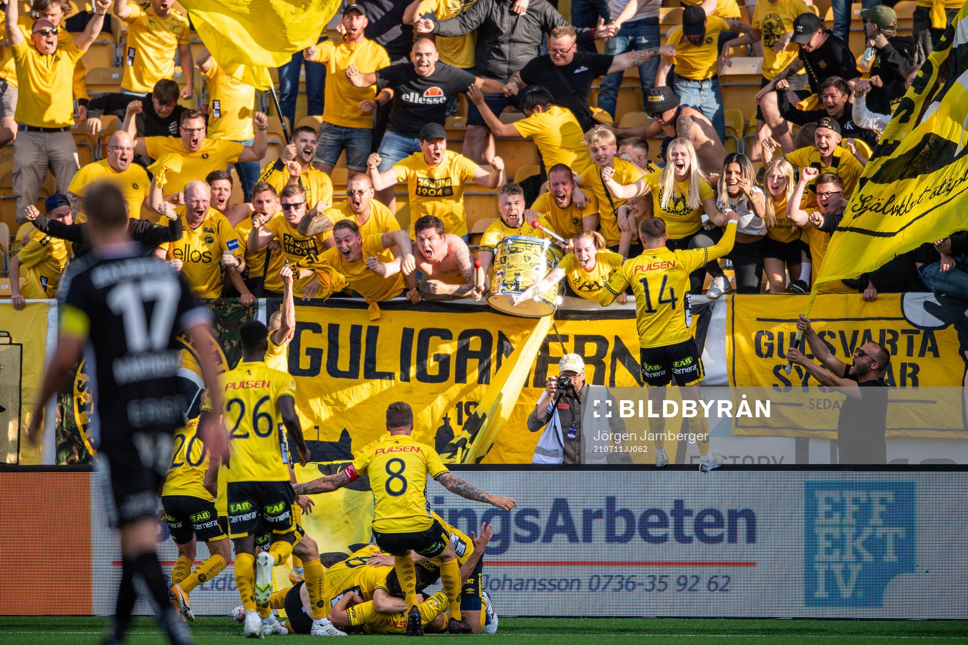 Elfsborgs spelare jublar