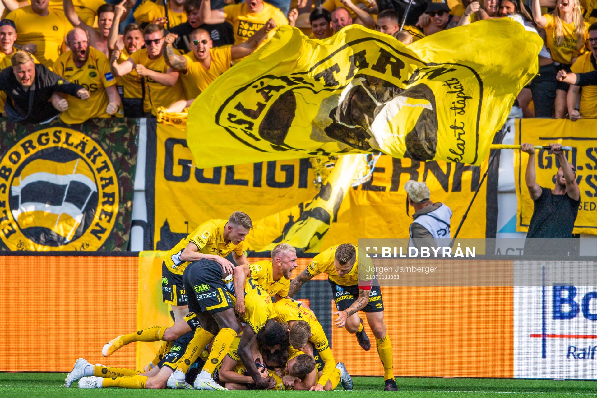 Elfsborgs spelare jublar