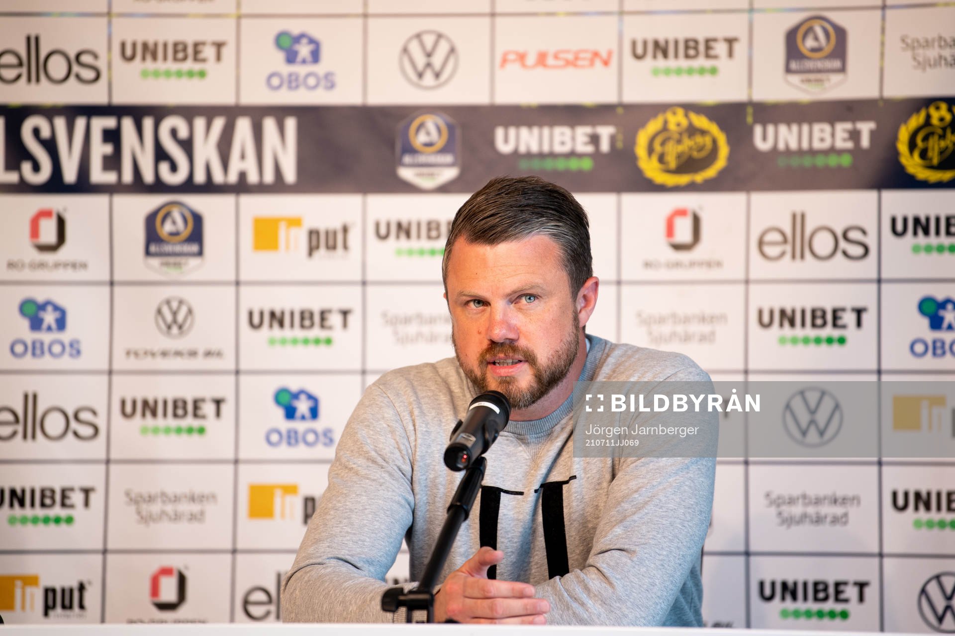 Elfsborgs manager Jimmy Thelin