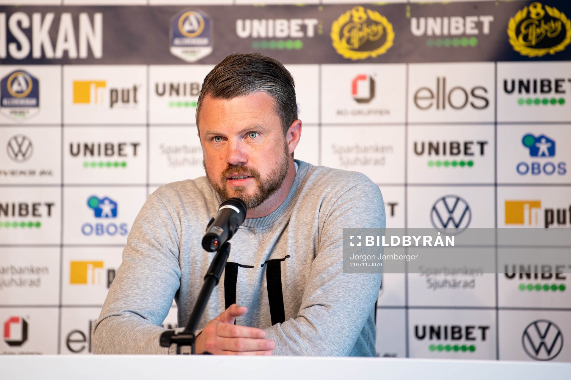 Elfsborgs manager Jimmy Thelin