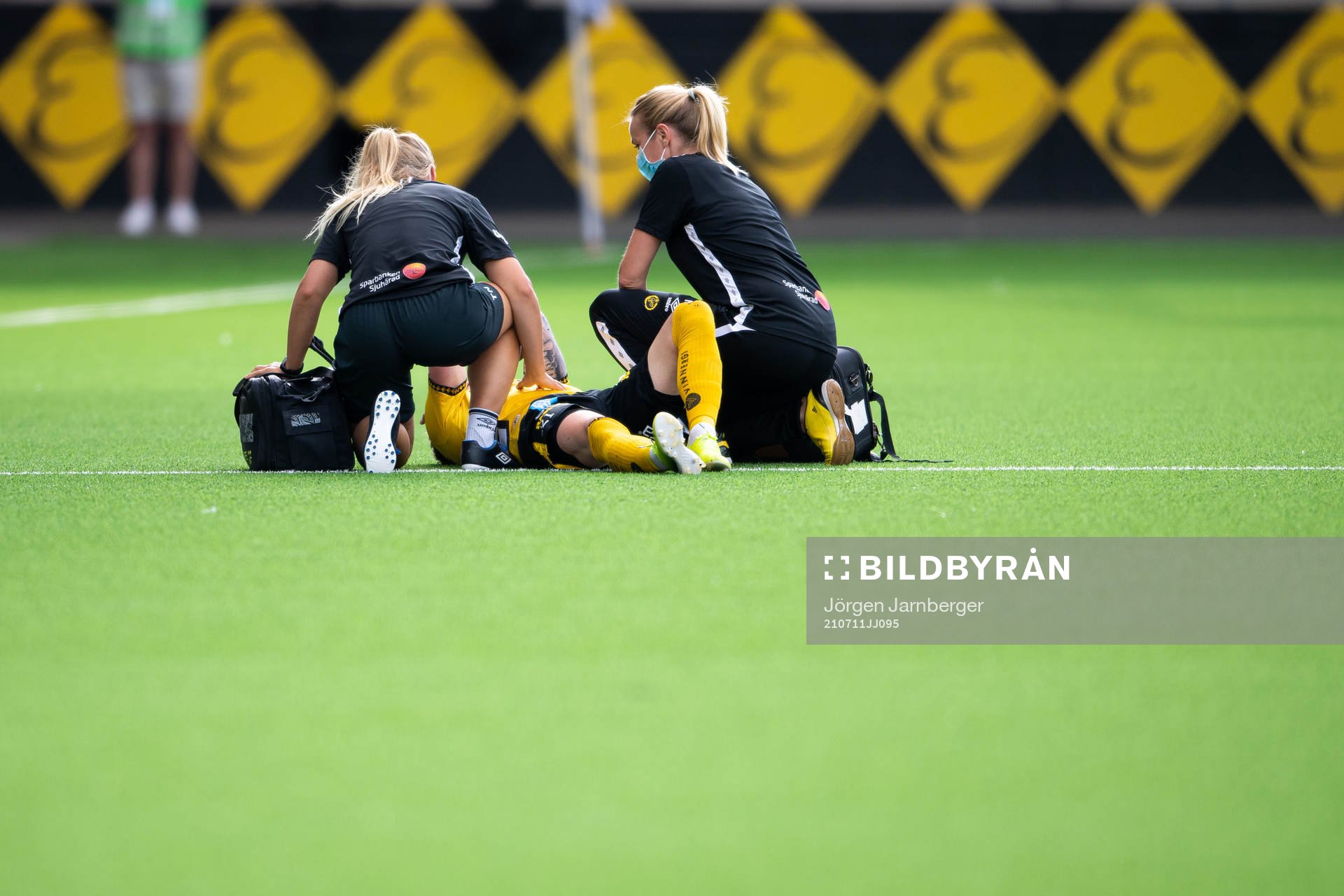 Elfsborgs medicinska team in action