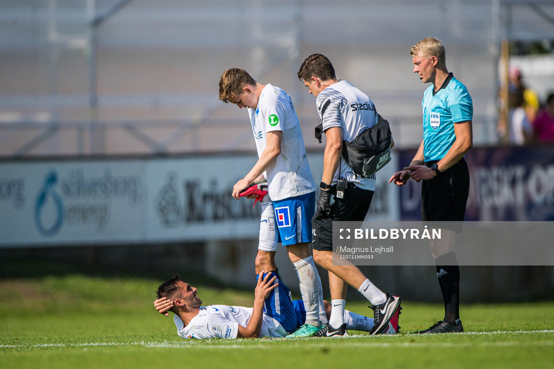 IFK Norrköpings Christopher Telo har ont