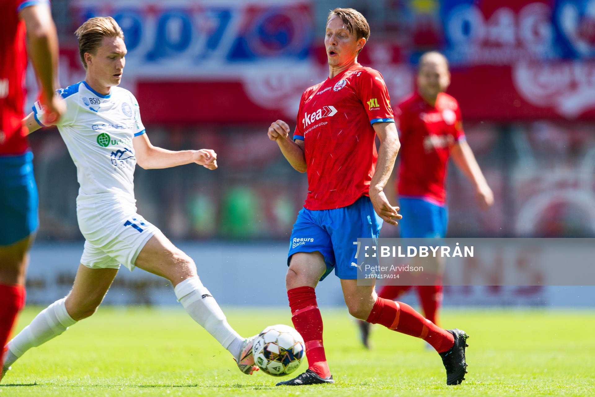 Akropolis Marcus Burman och Helsingborgs Viktor Lundberg