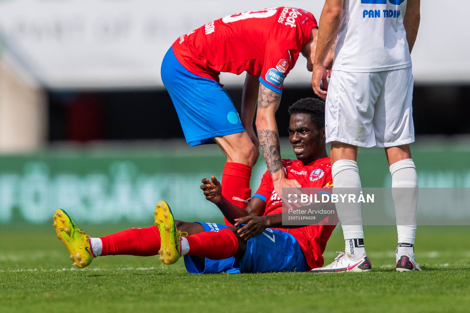 Helsingborgs Benjamin Acquah skadad